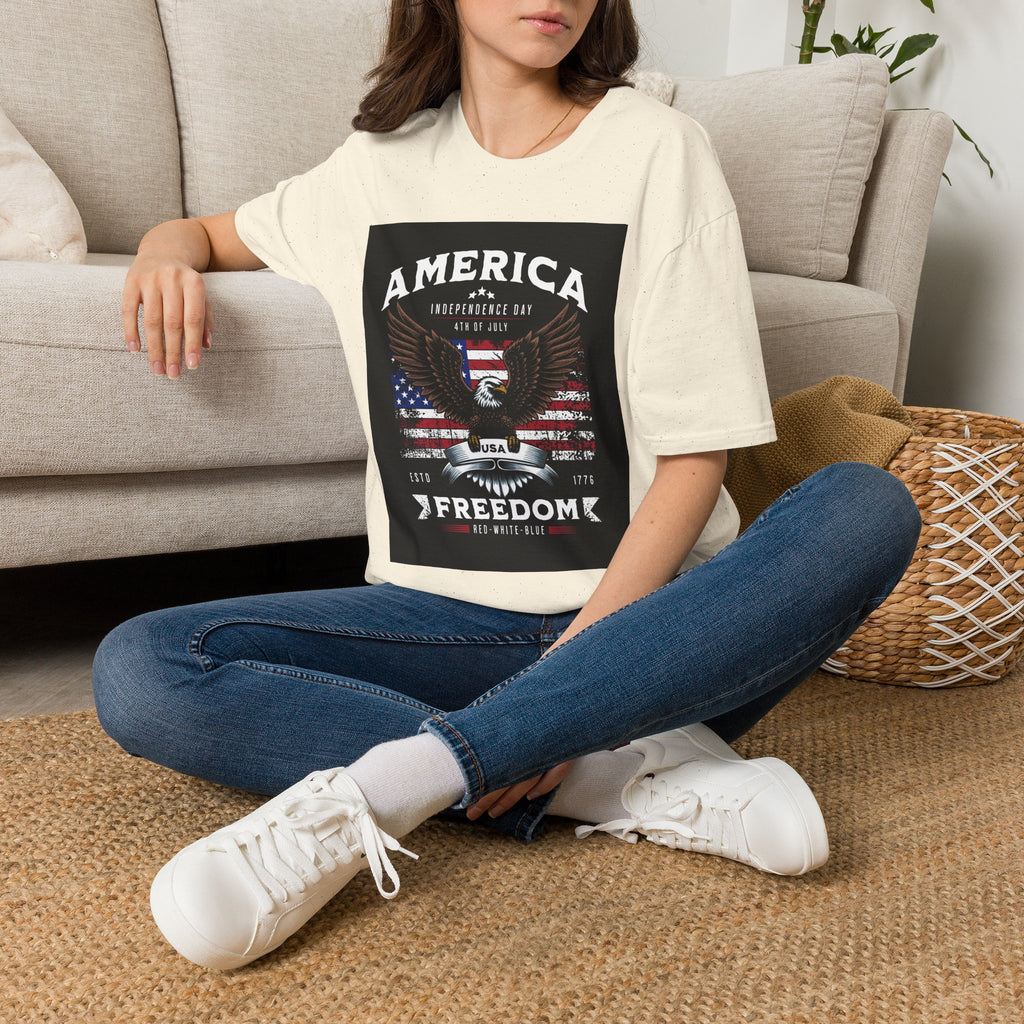 America Eagle T-Shirt — Independence Day Freedom Graphic Tee