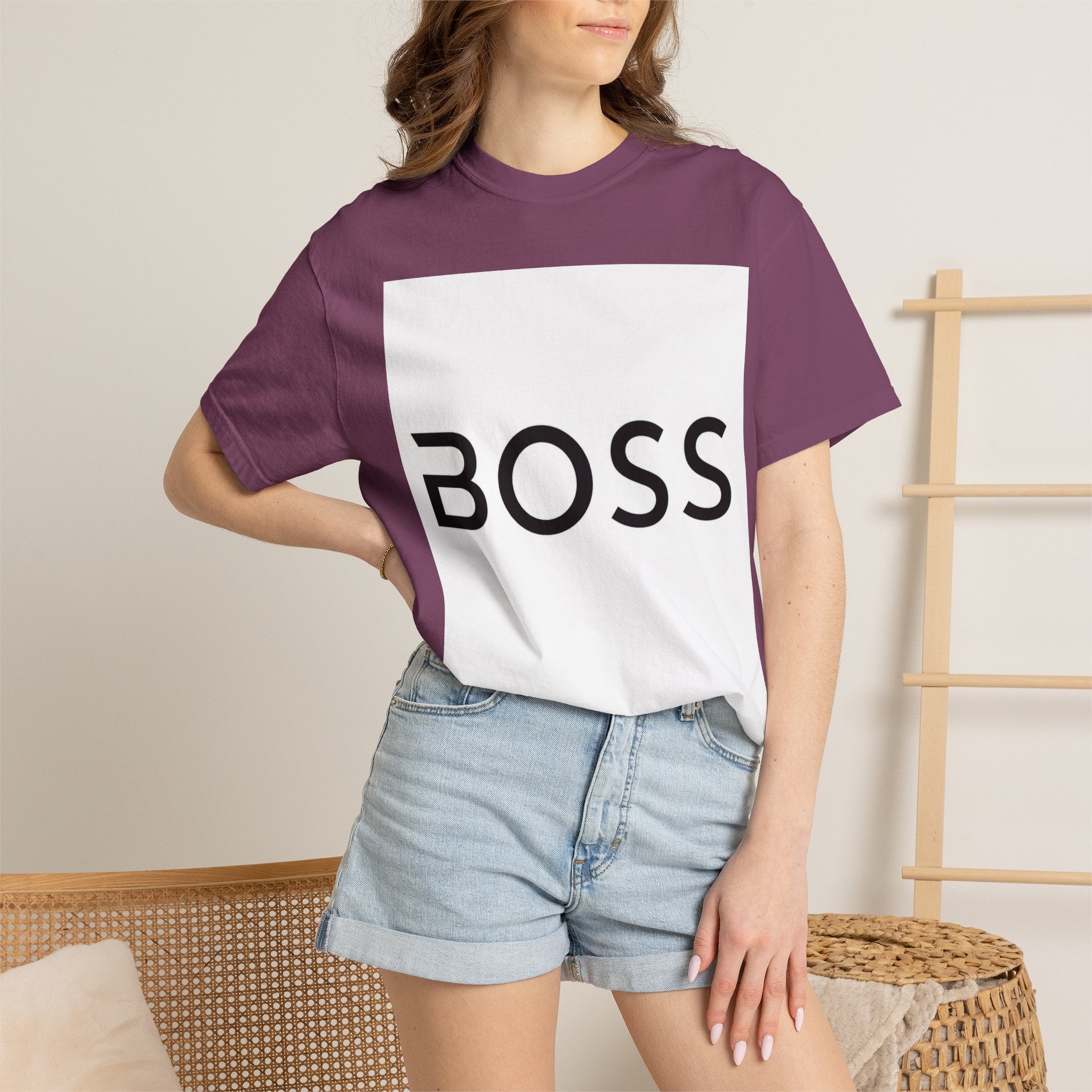 BOSS Graphic T-Shirt — Bold Minimalist Logo Tee for Confident Style