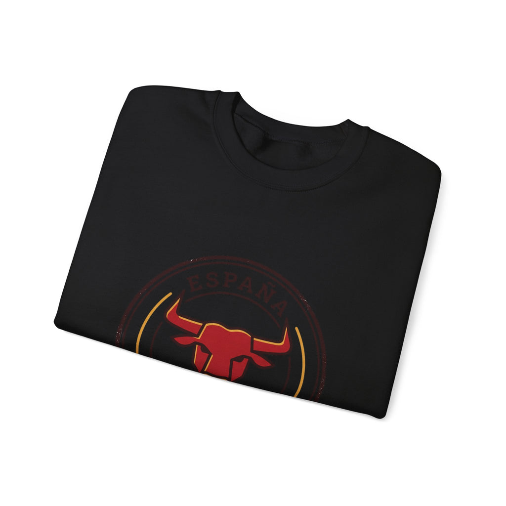 España Bull Crest Crewneck Sweatshirt | Spain Soccer Pride, Match Day