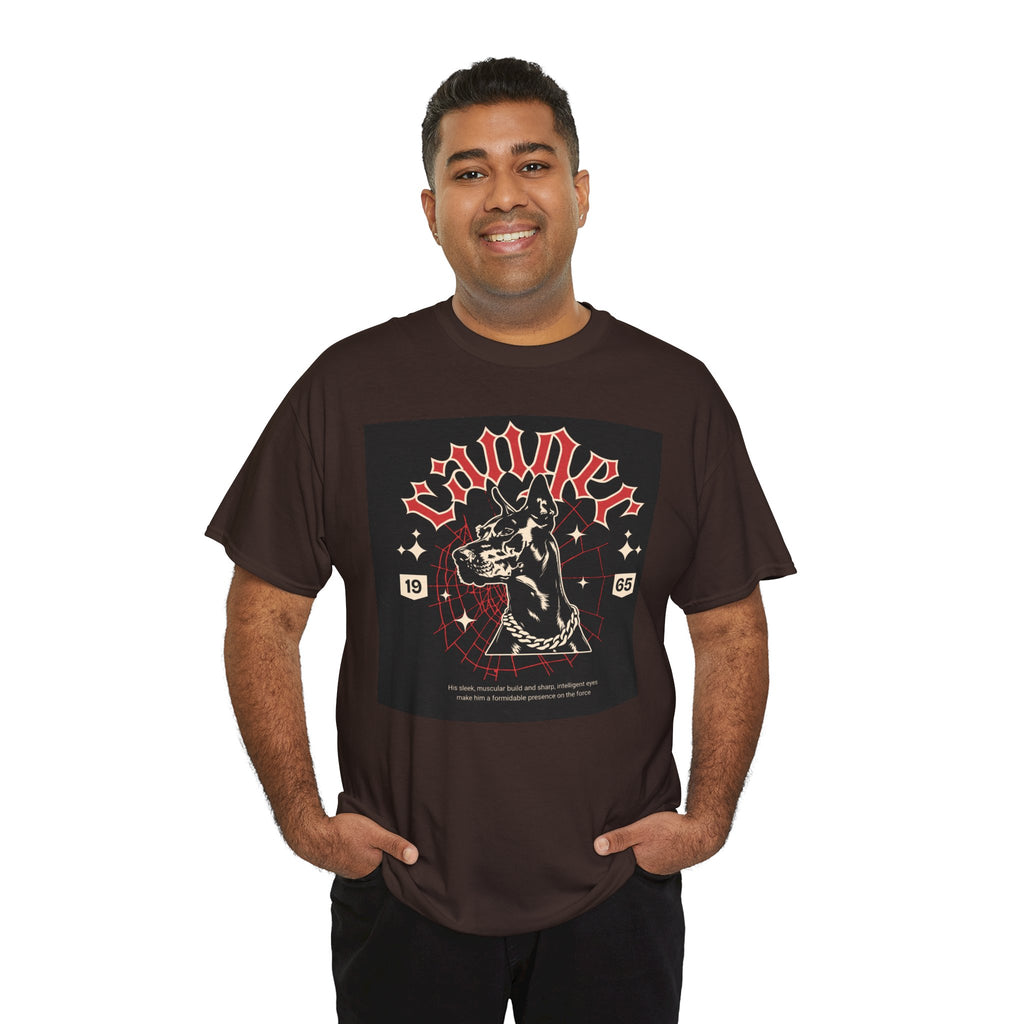 Vintage Gothic Cat Tee — 'Witchery' Retro Occult Graphic T-Shirt