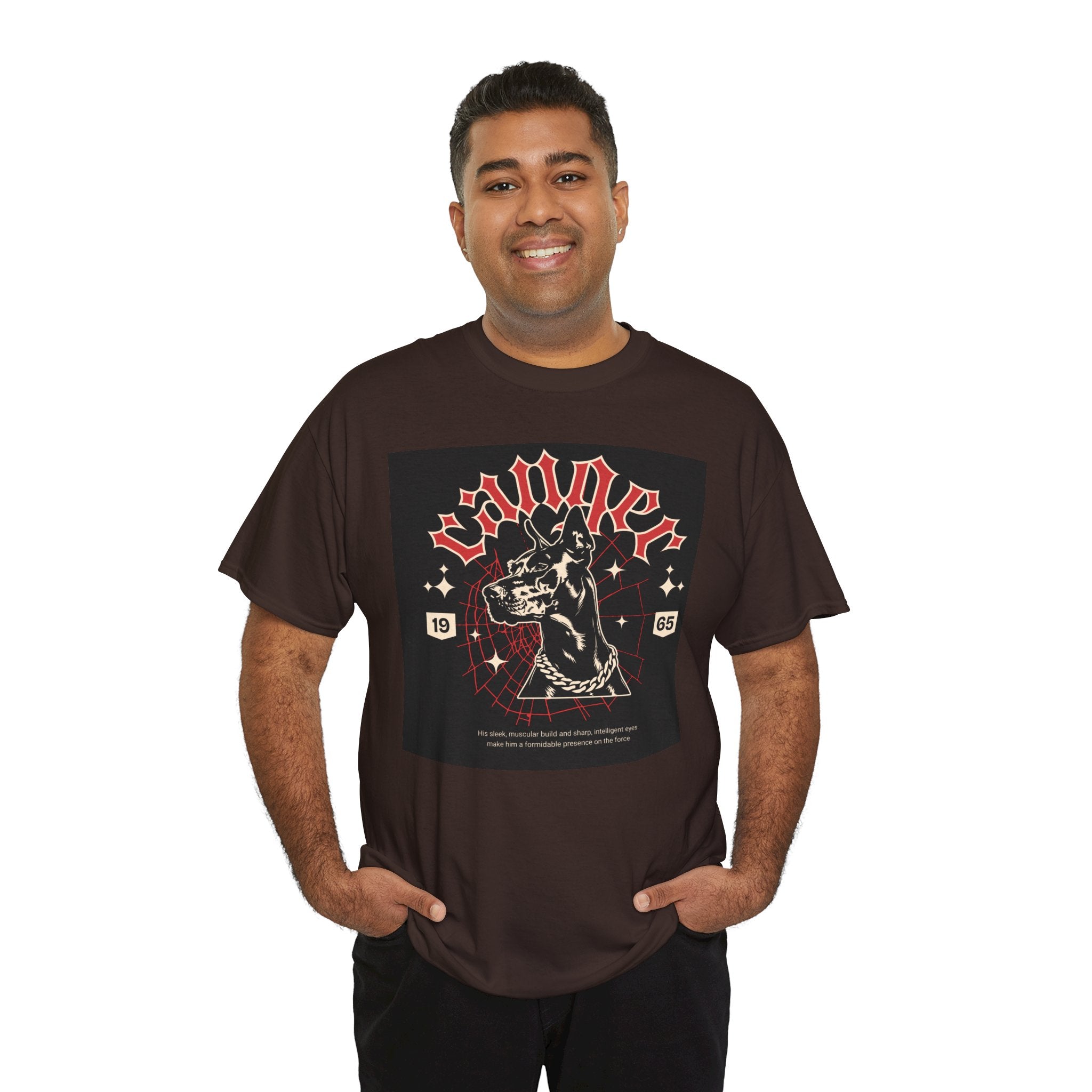 Vintage Gothic Cat Tee — 'Witchery' Retro Occult Graphic T-Shirt