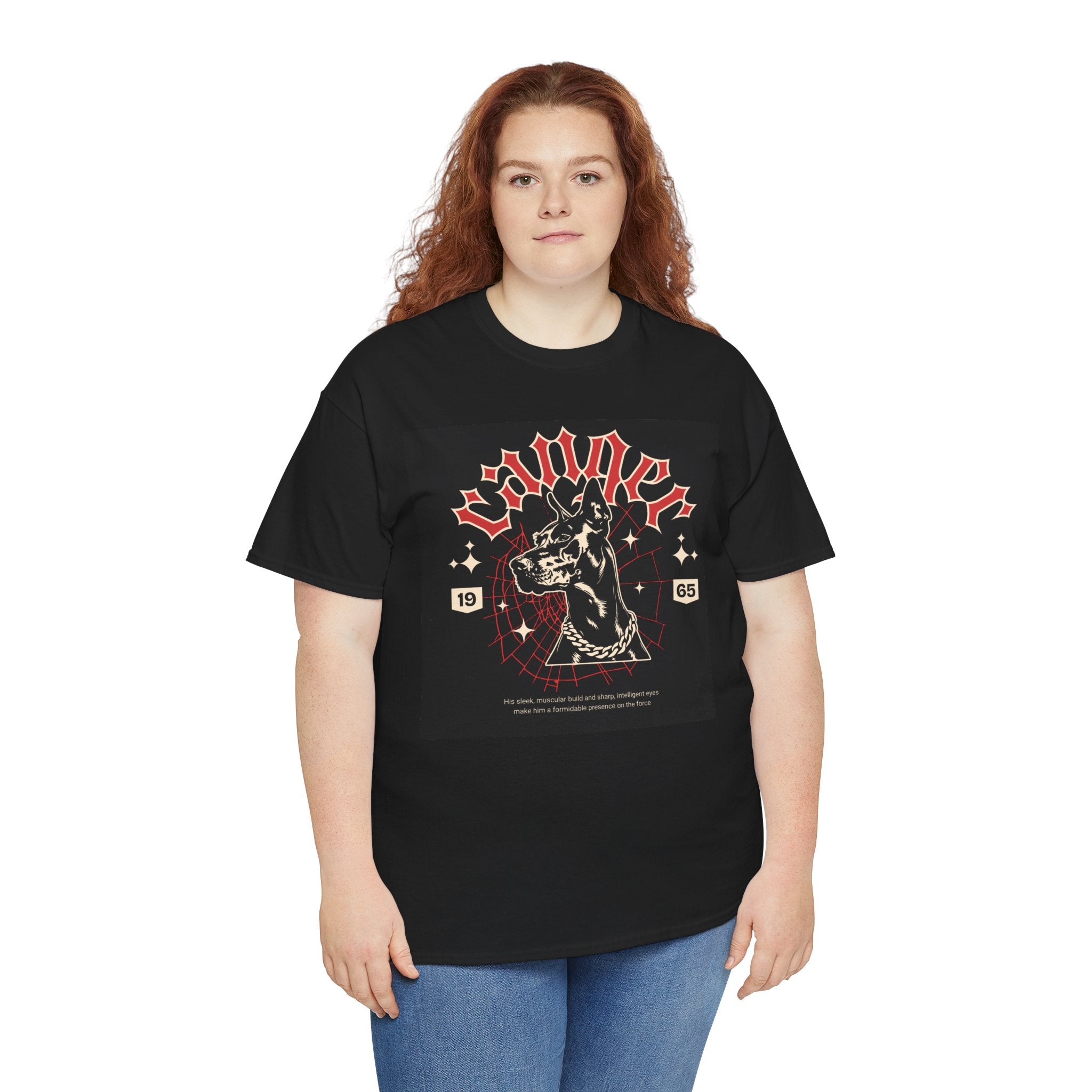 Vintage Gothic Cat Tee — 'Witchery' Retro Occult Graphic T-Shirt