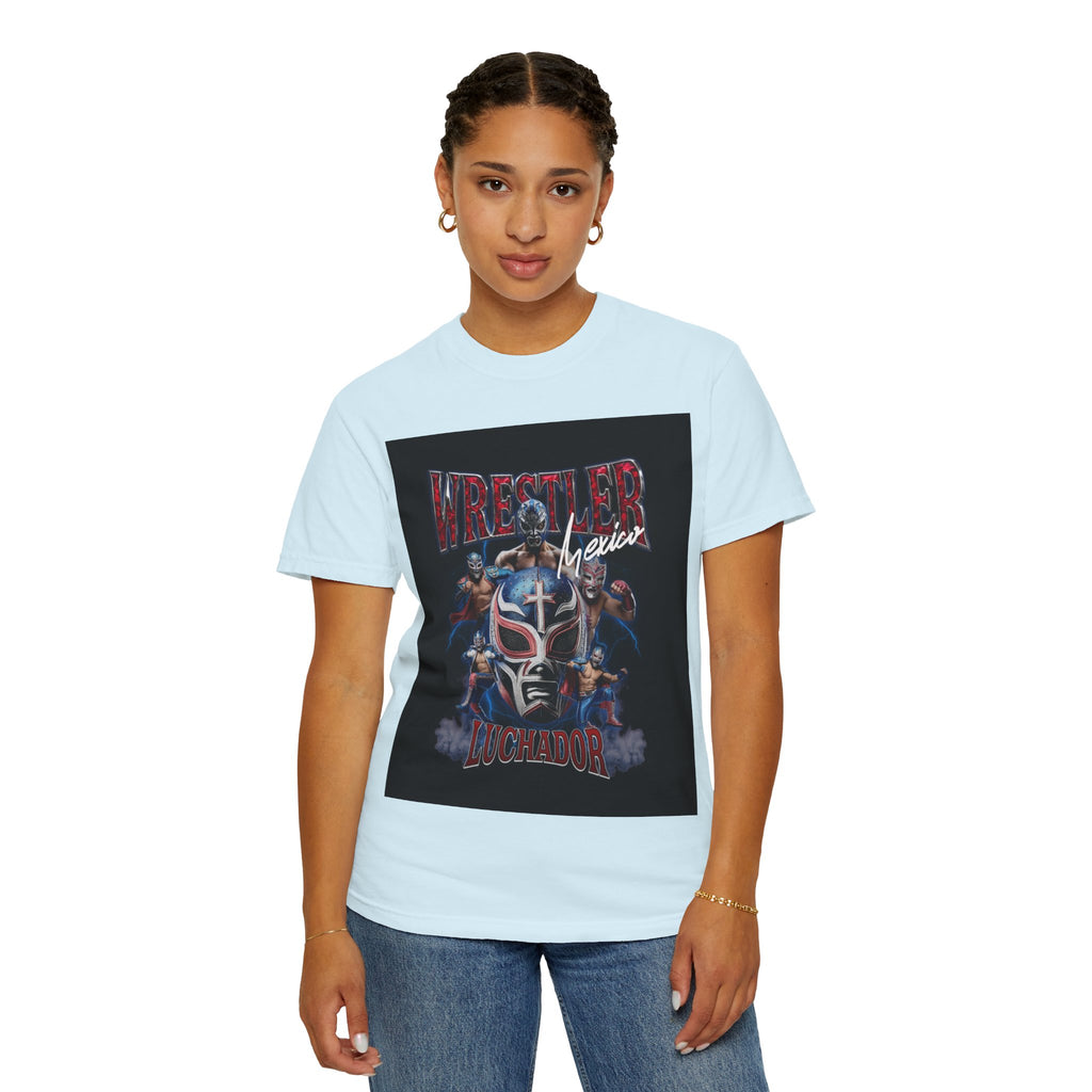 Wrestler Luchador Graphic T-Shirt — Mexican Masked Wrestling Tee