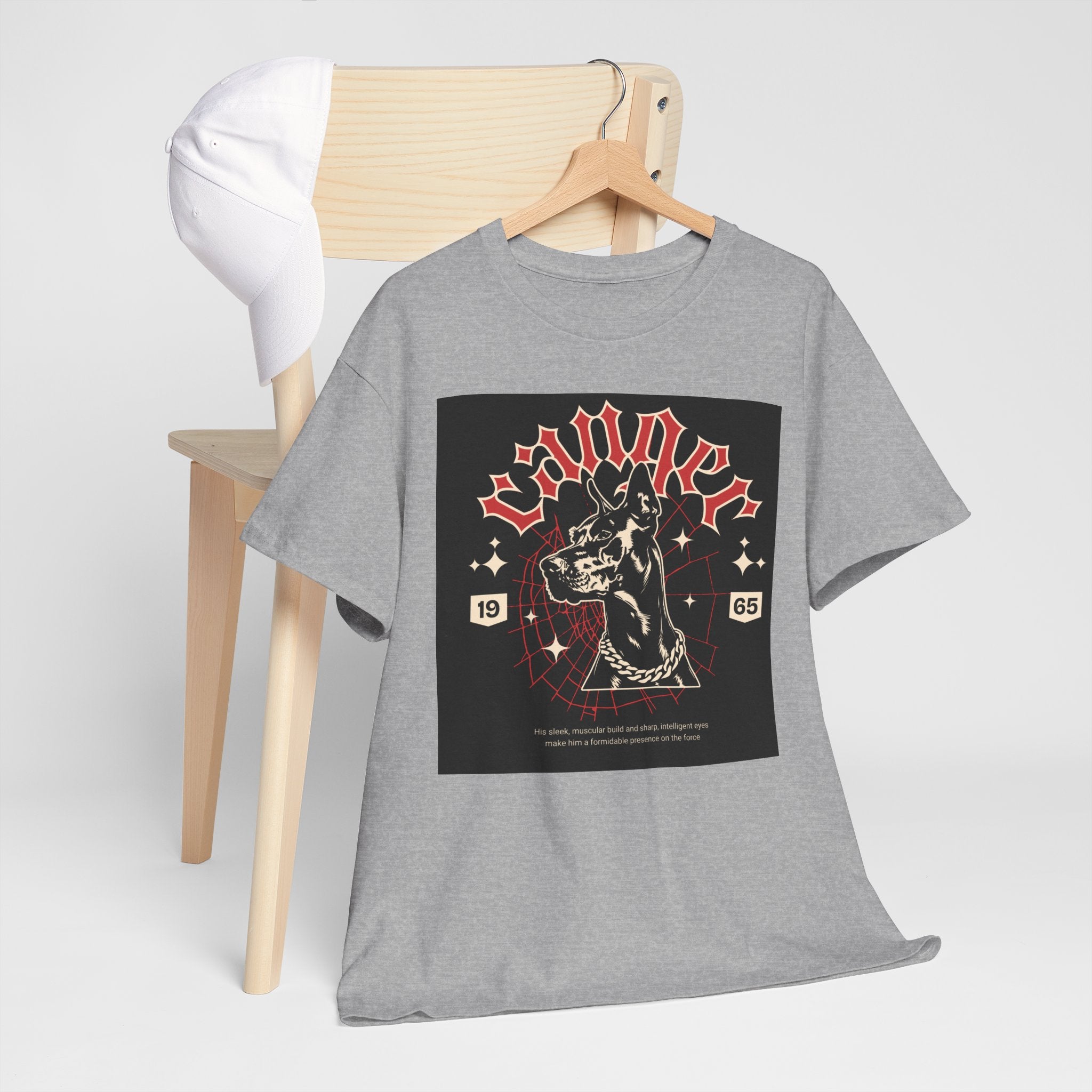 Vintage Gothic Cat Tee — 'Witchery' Retro Occult Graphic T-Shirt