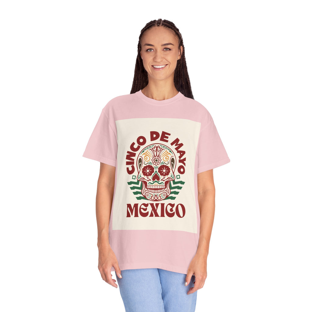 Cinco de Mayo Mexico Sugar Skull T-Shirt
