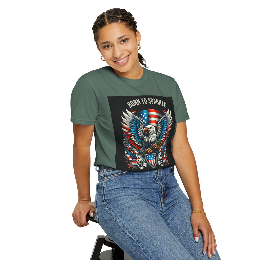 Born to Sparkle Proud to Be American T-Shirt
