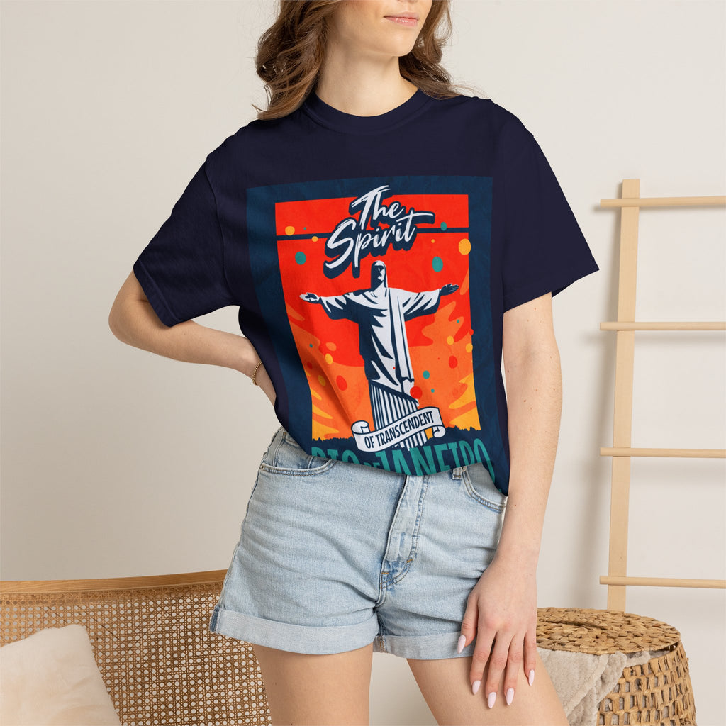 Rio de Janeiro Christ the Redeemer Poster T-Shirt — 'The Spirit' Graphic Tee