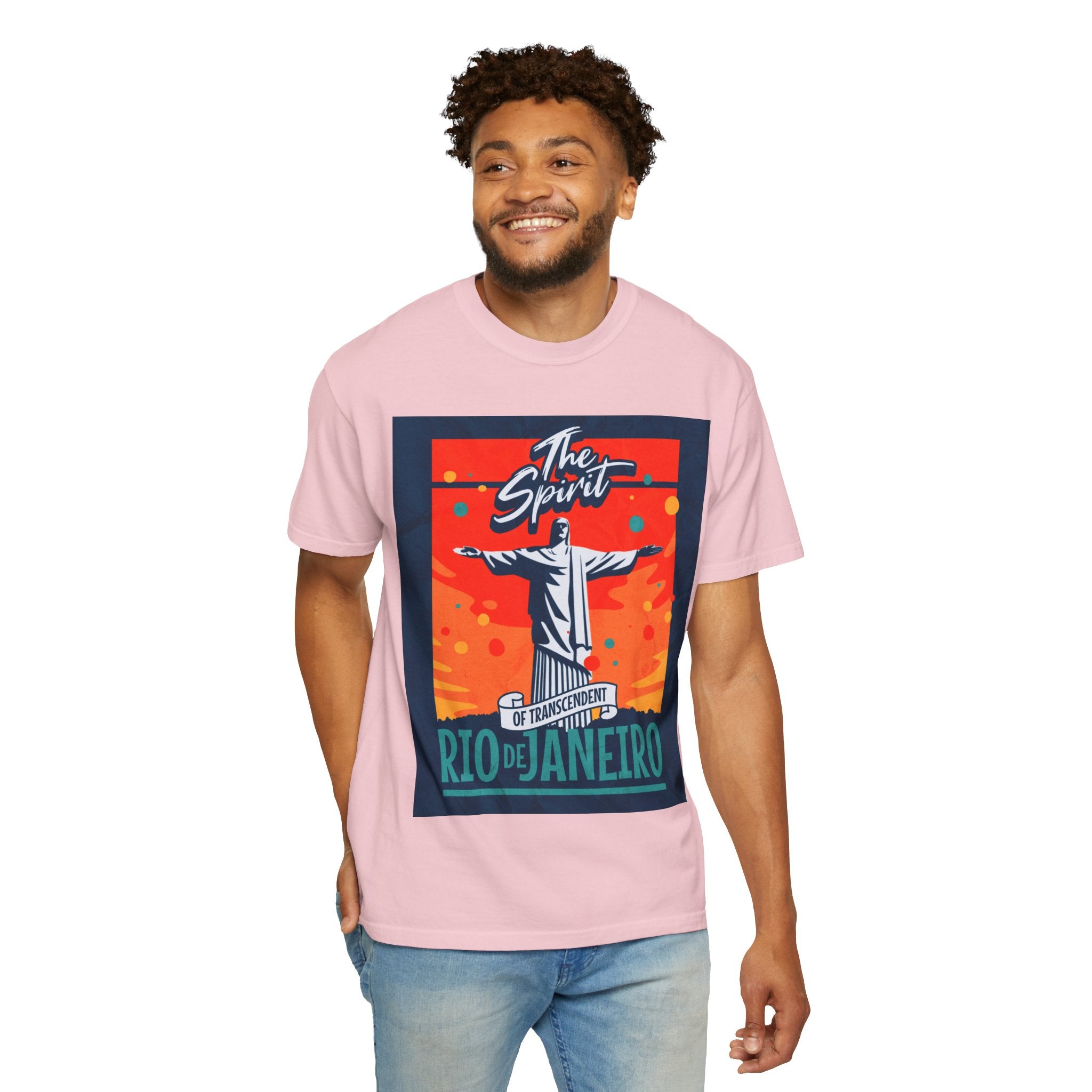 Rio de Janeiro Christ the Redeemer Poster T-Shirt — 'The Spirit' Graphic Tee