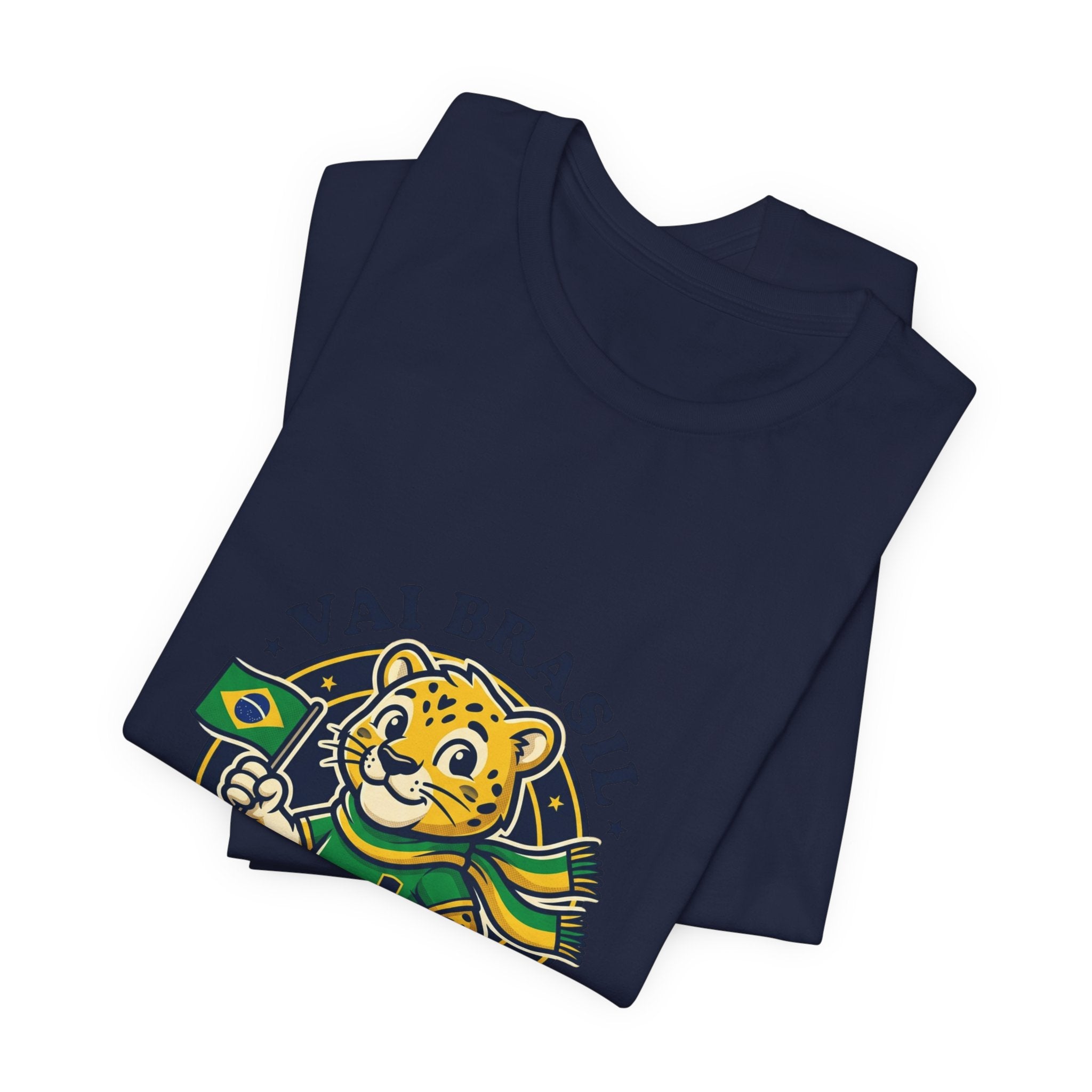 Vai Brasil Jaguar Soccer Tee | Brazil Pride, National Colors