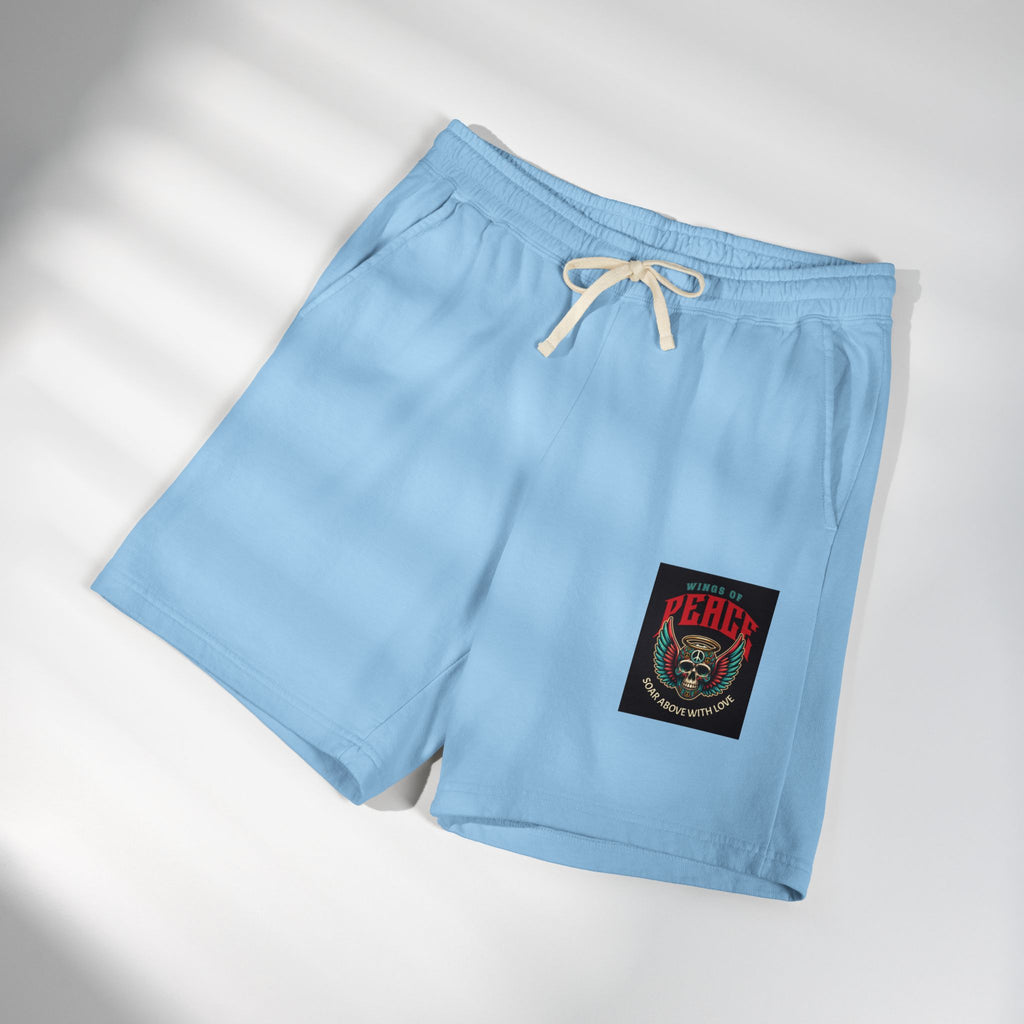 Fleece Sweat Shorts — 'House of Perks' Vintage Patch Lounge Shorts