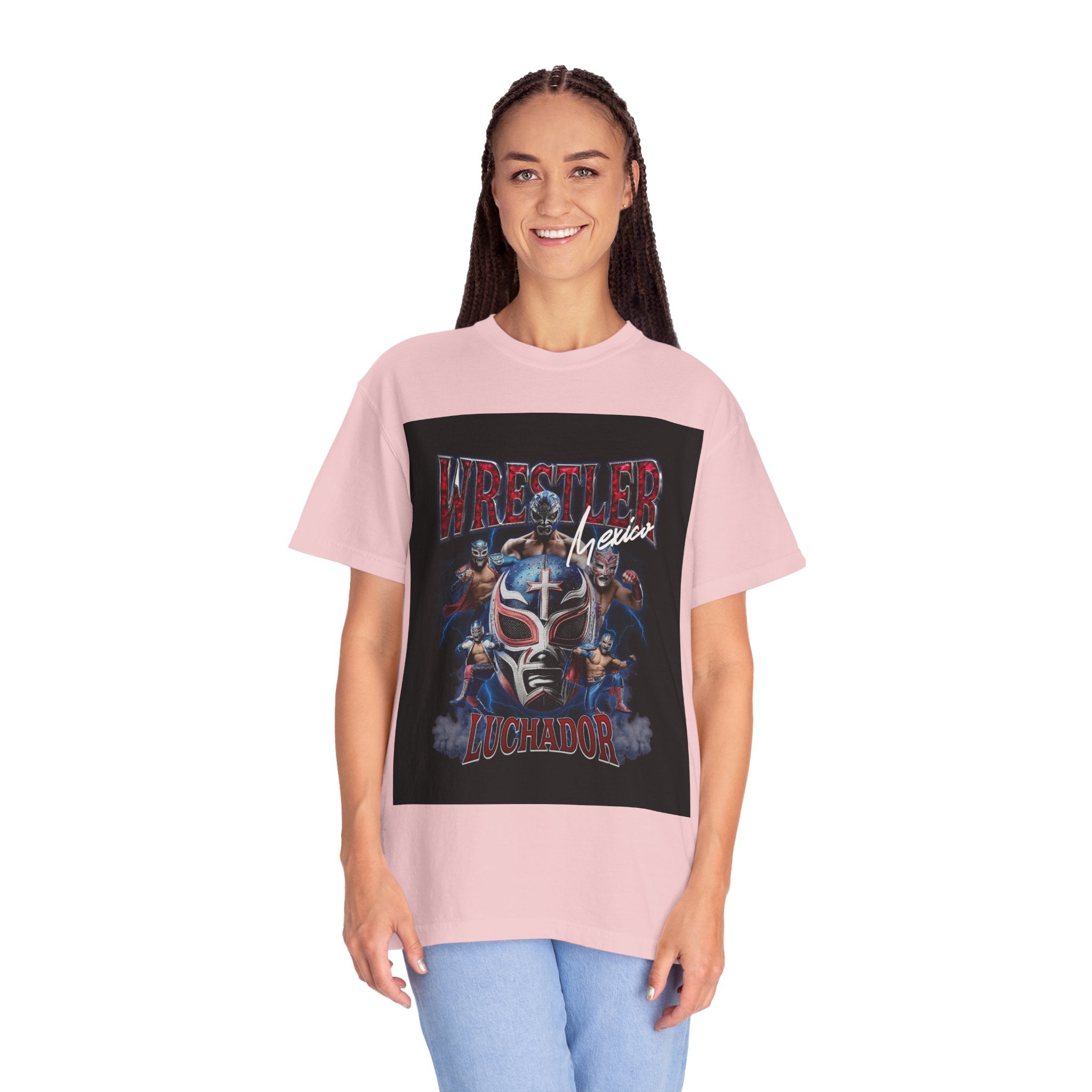 Wrestler Luchador Graphic T-Shirt — Mexican Masked Wrestling Tee
