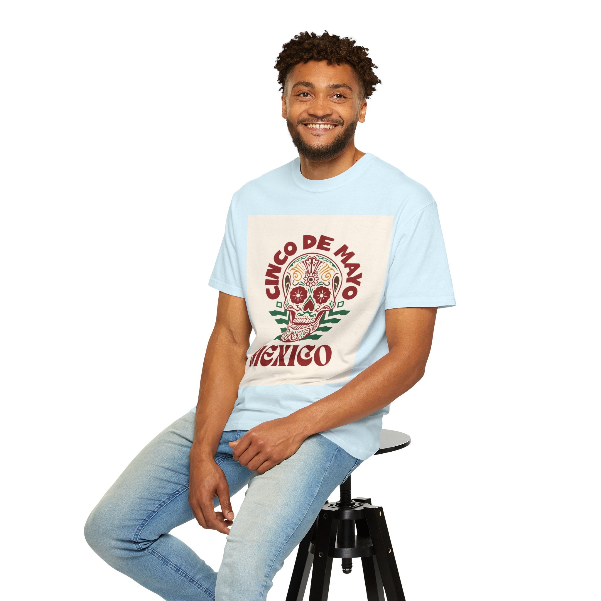 Cinco de Mayo Mexico Sugar Skull T-Shirt