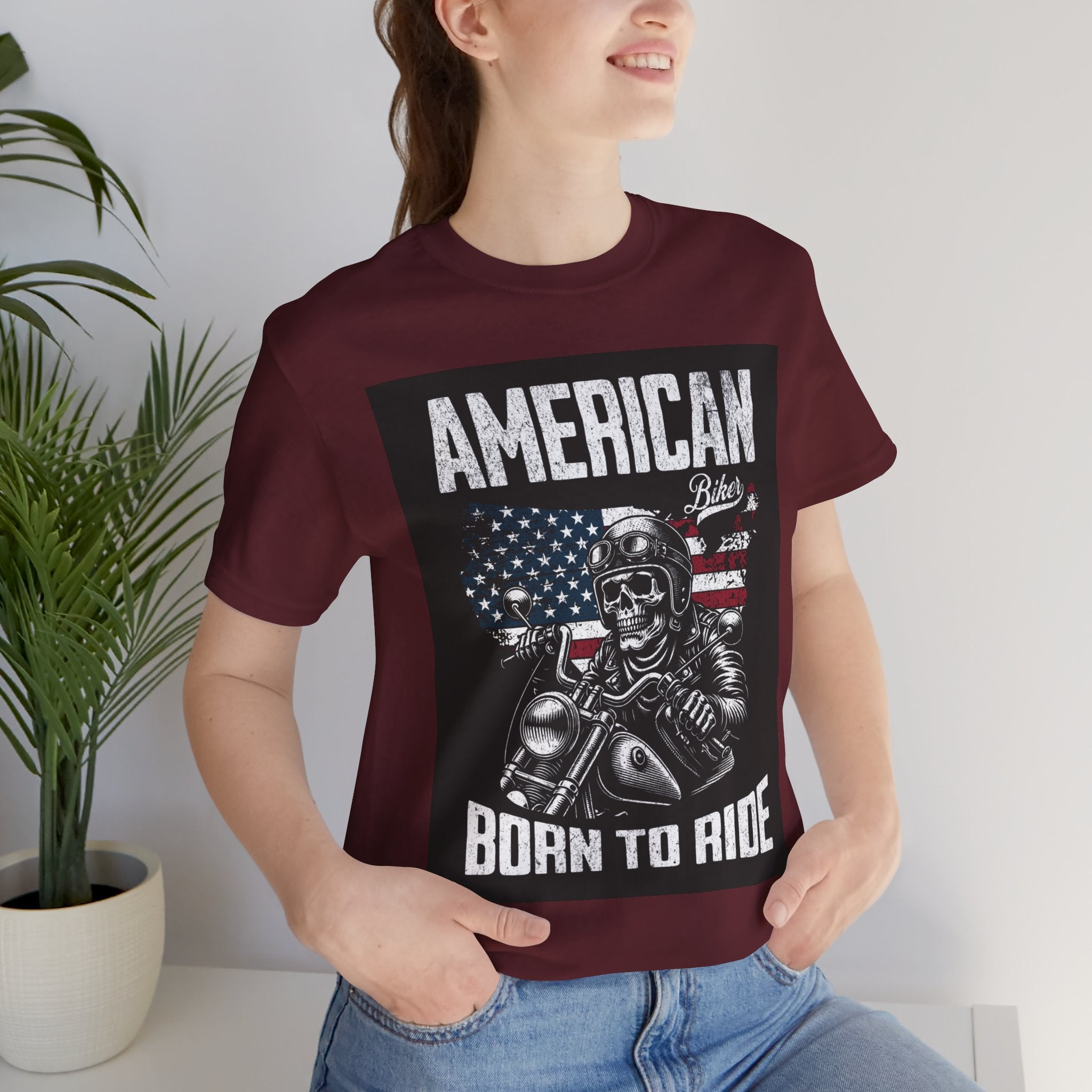 Born to Ride American Biker T-Shirt