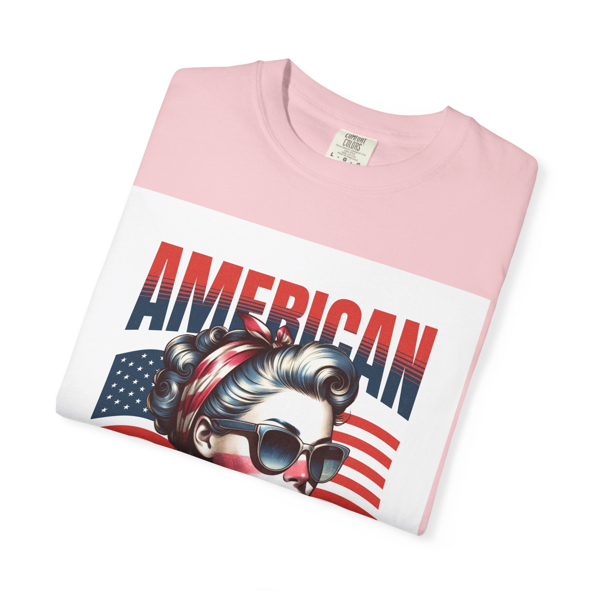 American Mama T‑Shirt — Vintage Patriotic Mom Tee