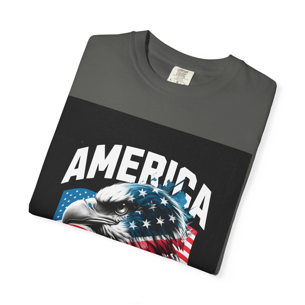 Independence Day T-shirt — 'America' Eagle Flag 4th of July Tee
