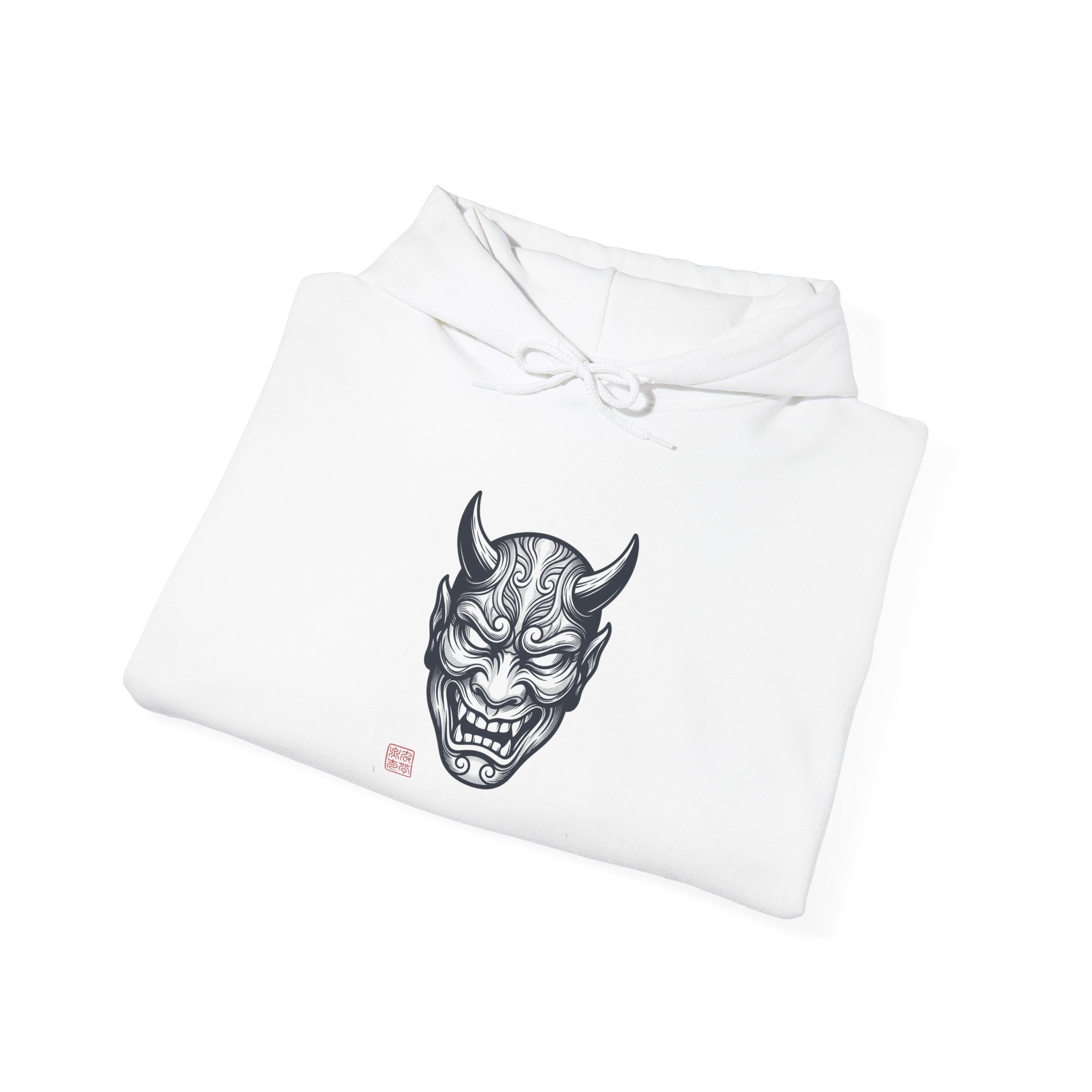 Hannya Mask Hoodie | Traditional Tattoo-Inspired, Vintage Flash Style