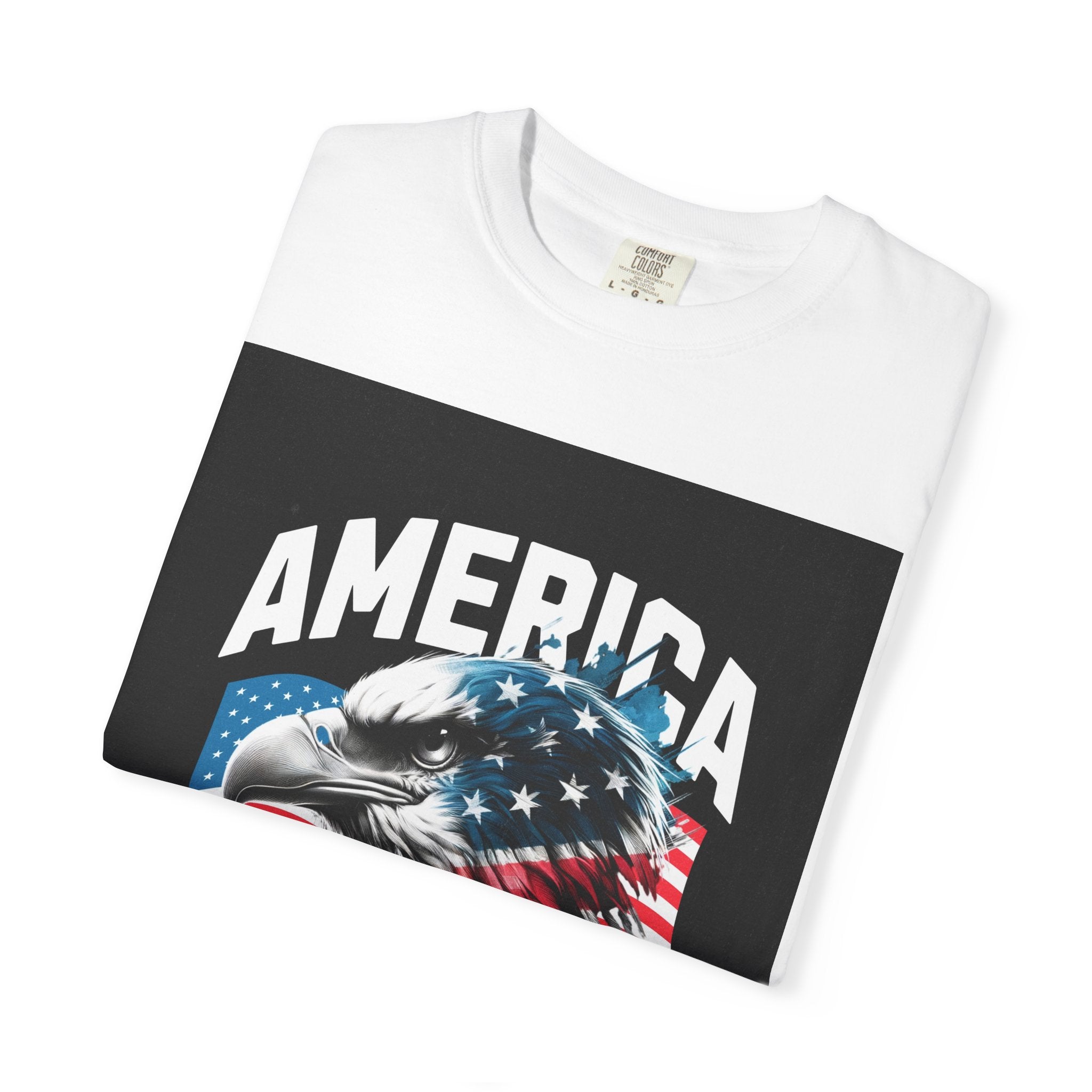 Independence Day T-shirt — 'America' Eagle Flag 4th of July Tee