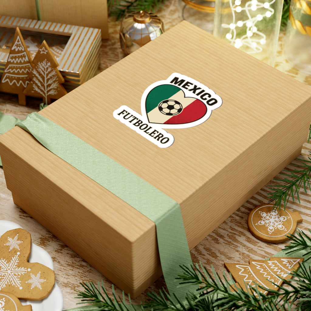 Mexico Futbolero Heart Sticker | Soccer Pride, Mexican Flag Colors