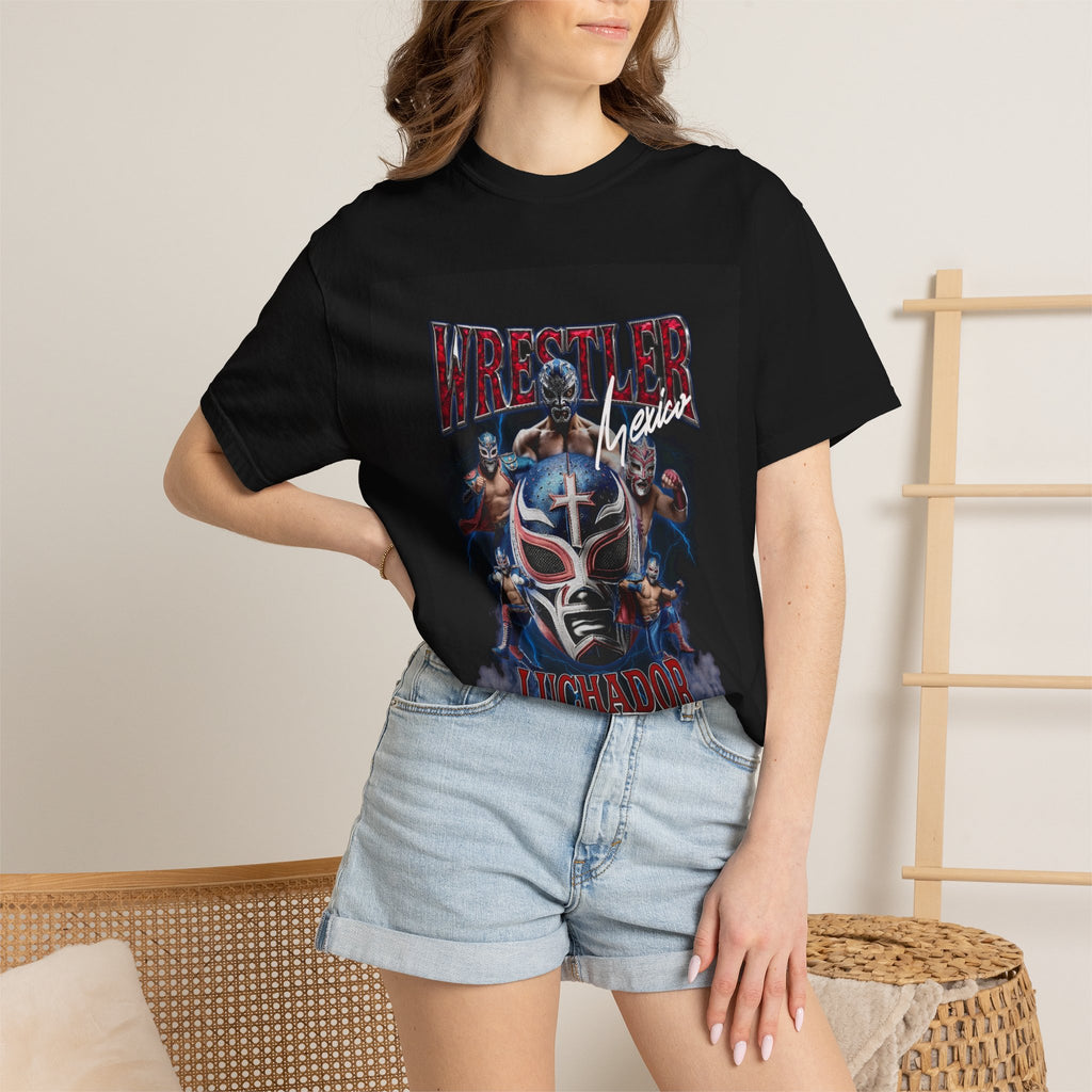Wrestler Luchador Graphic T-Shirt — Mexican Masked Wrestling Tee