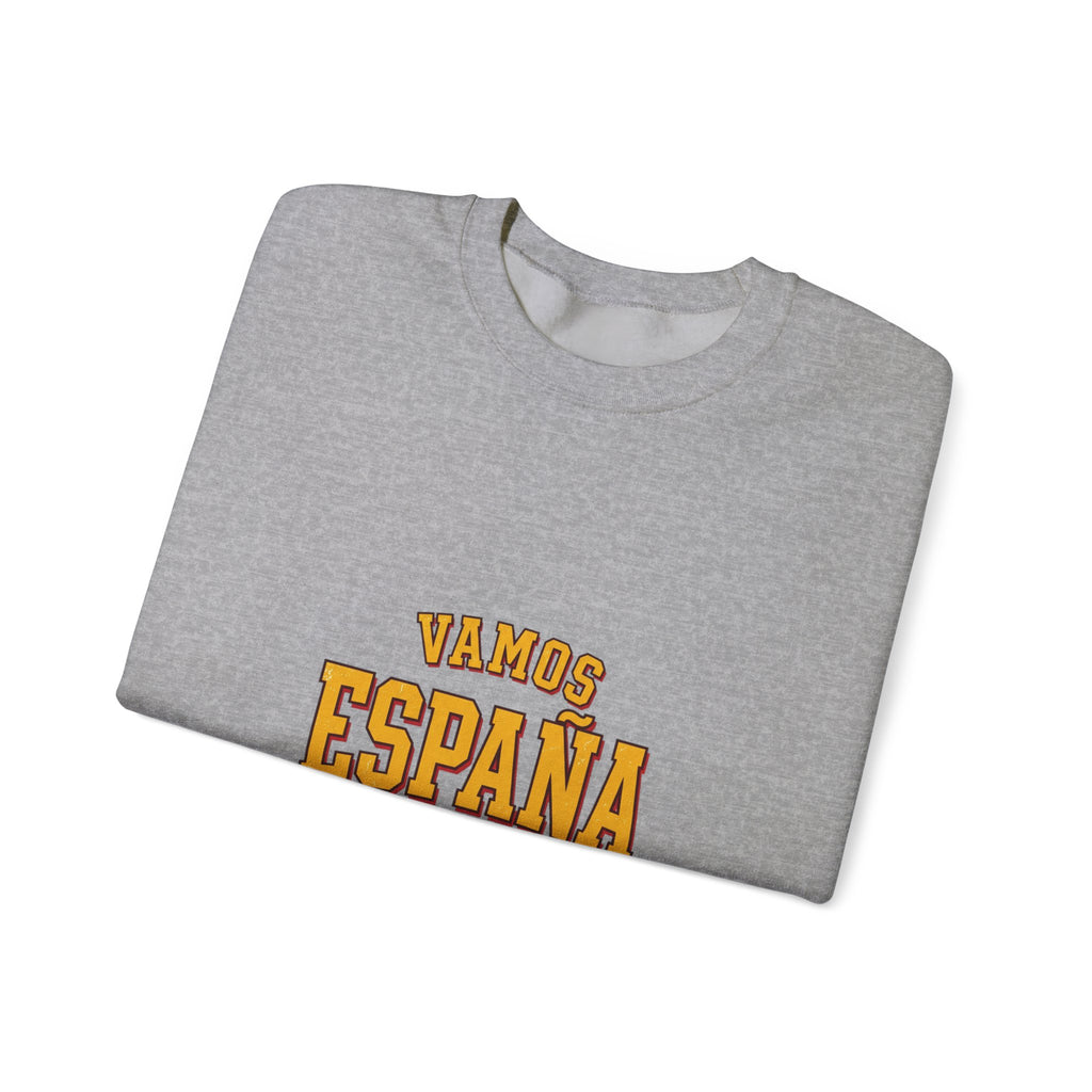 Vamos España Match Day Crewneck Sweatshirt | Spain soccer pride, red & yellow