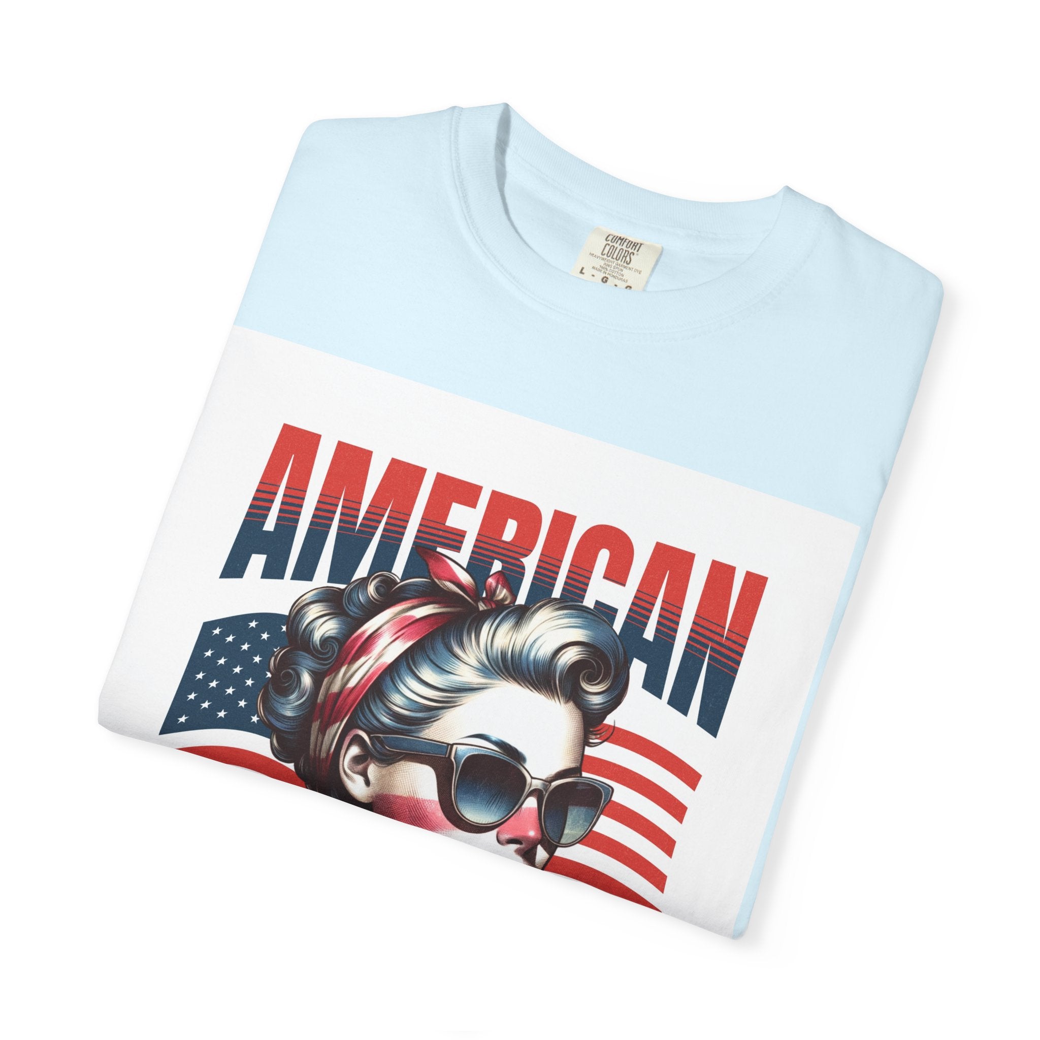 American Mama T‑Shirt — Vintage Patriotic Mom Tee
