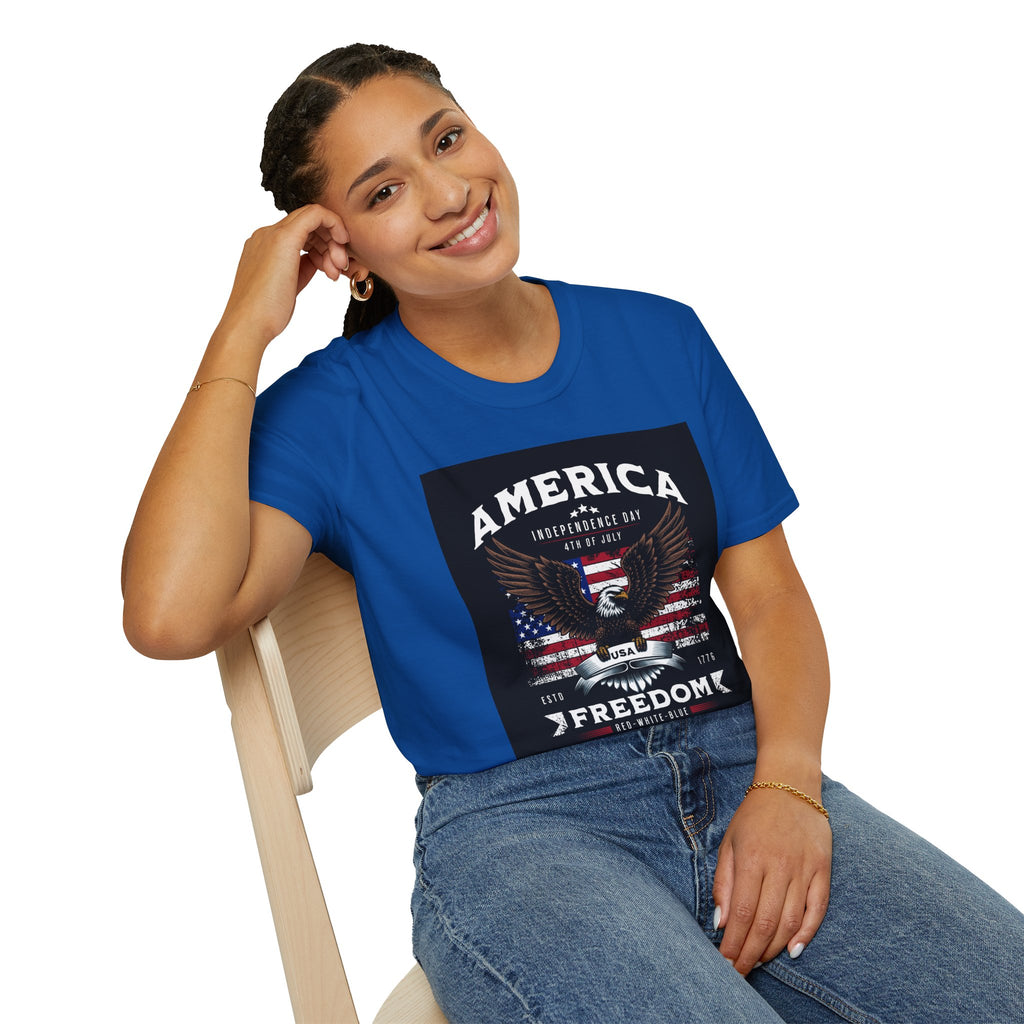 America Eagle T-Shirt — Independence Day Freedom Graphic Tee