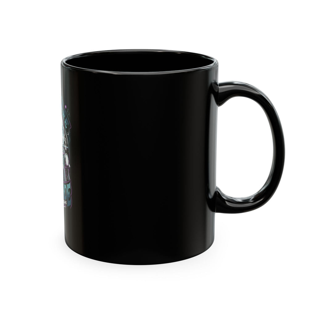 Nightmare Renegade Ceramic Mug — Grim Reaper Biker "King of the Shadows" Coffee Cup
