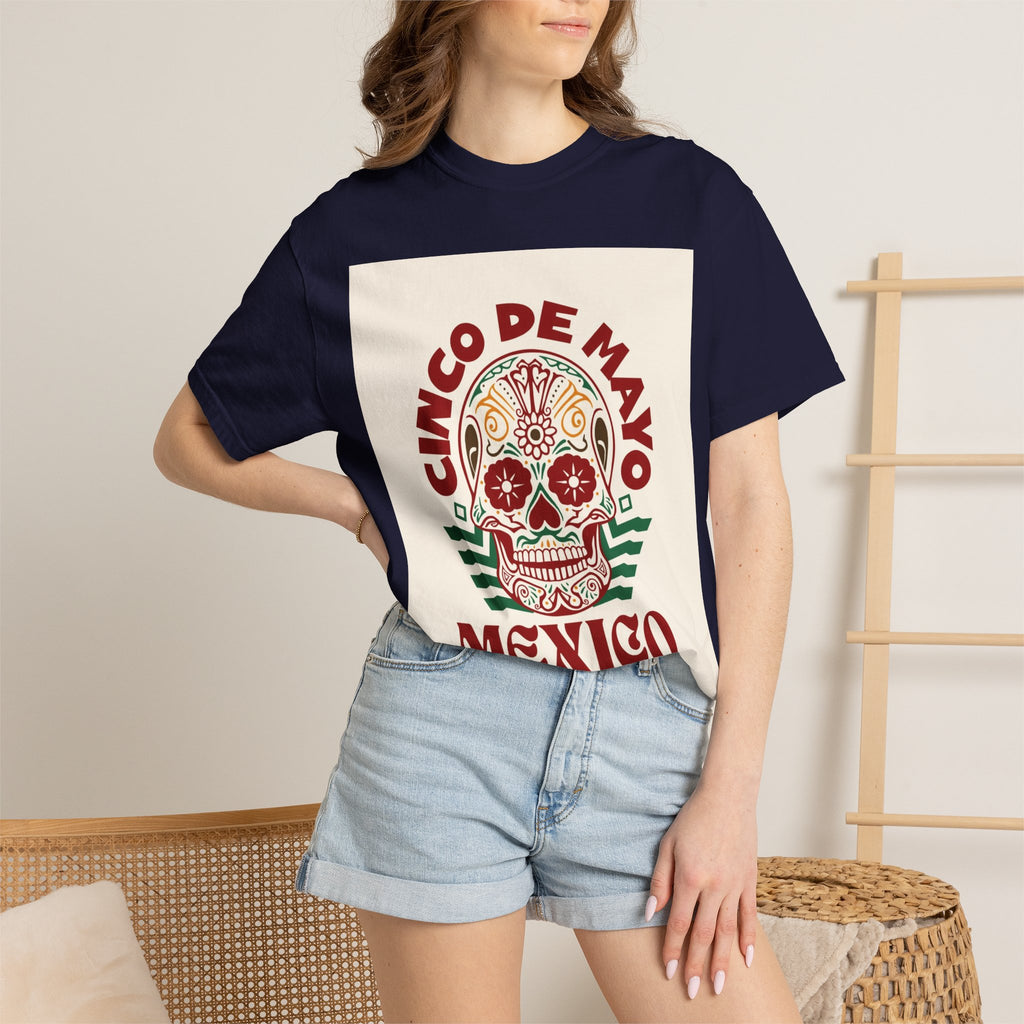 Cinco de Mayo Mexico Sugar Skull T-Shirt