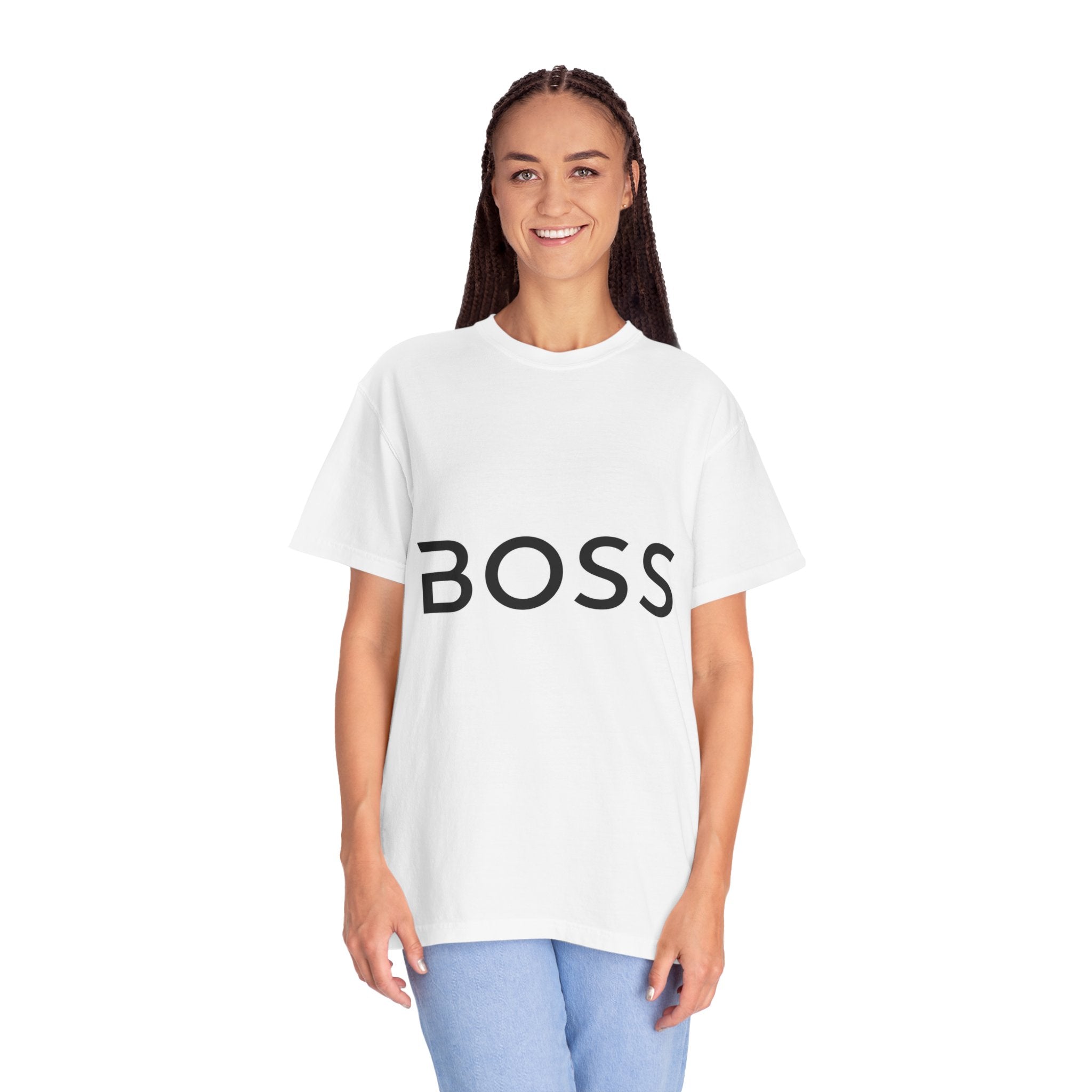 BOSS Graphic T-Shirt — Bold Minimalist Logo Tee for Confident Style