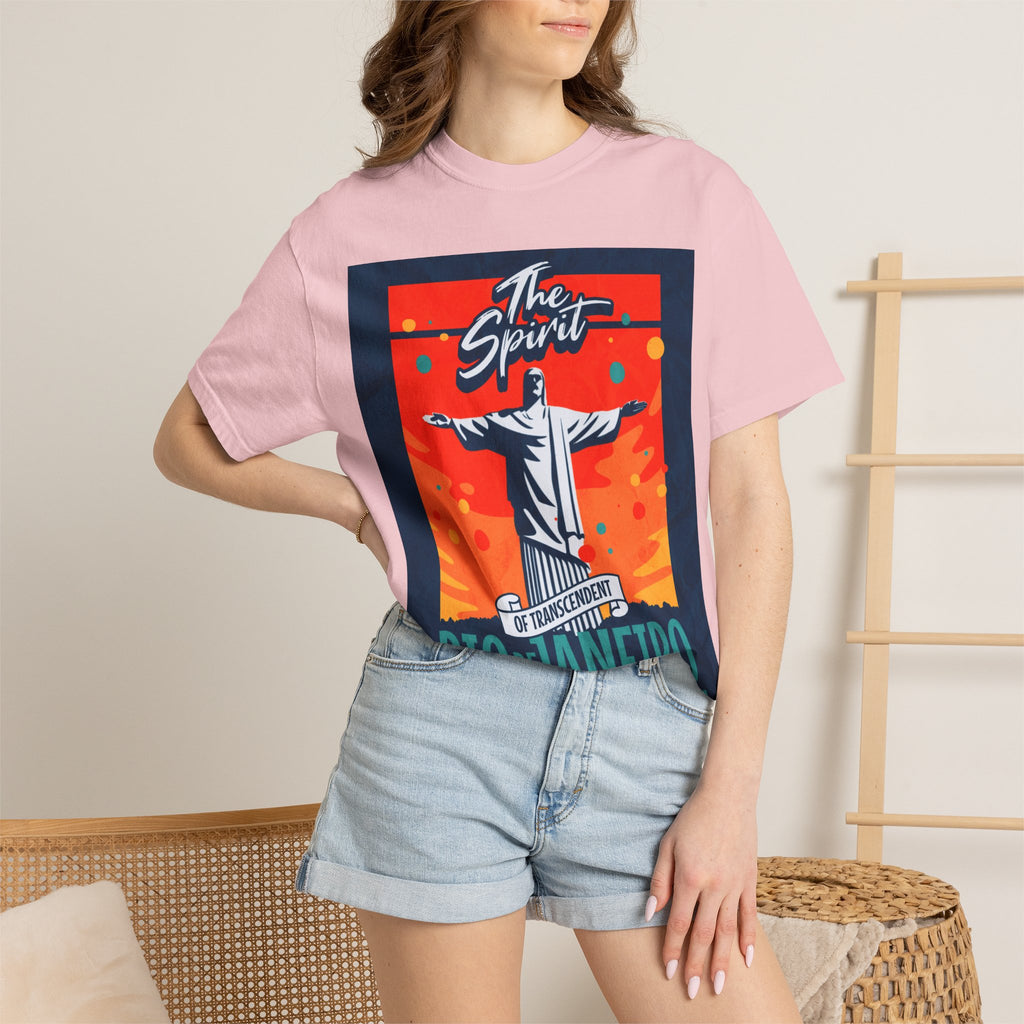Rio de Janeiro Christ the Redeemer Poster T-Shirt — 'The Spirit' Graphic Tee