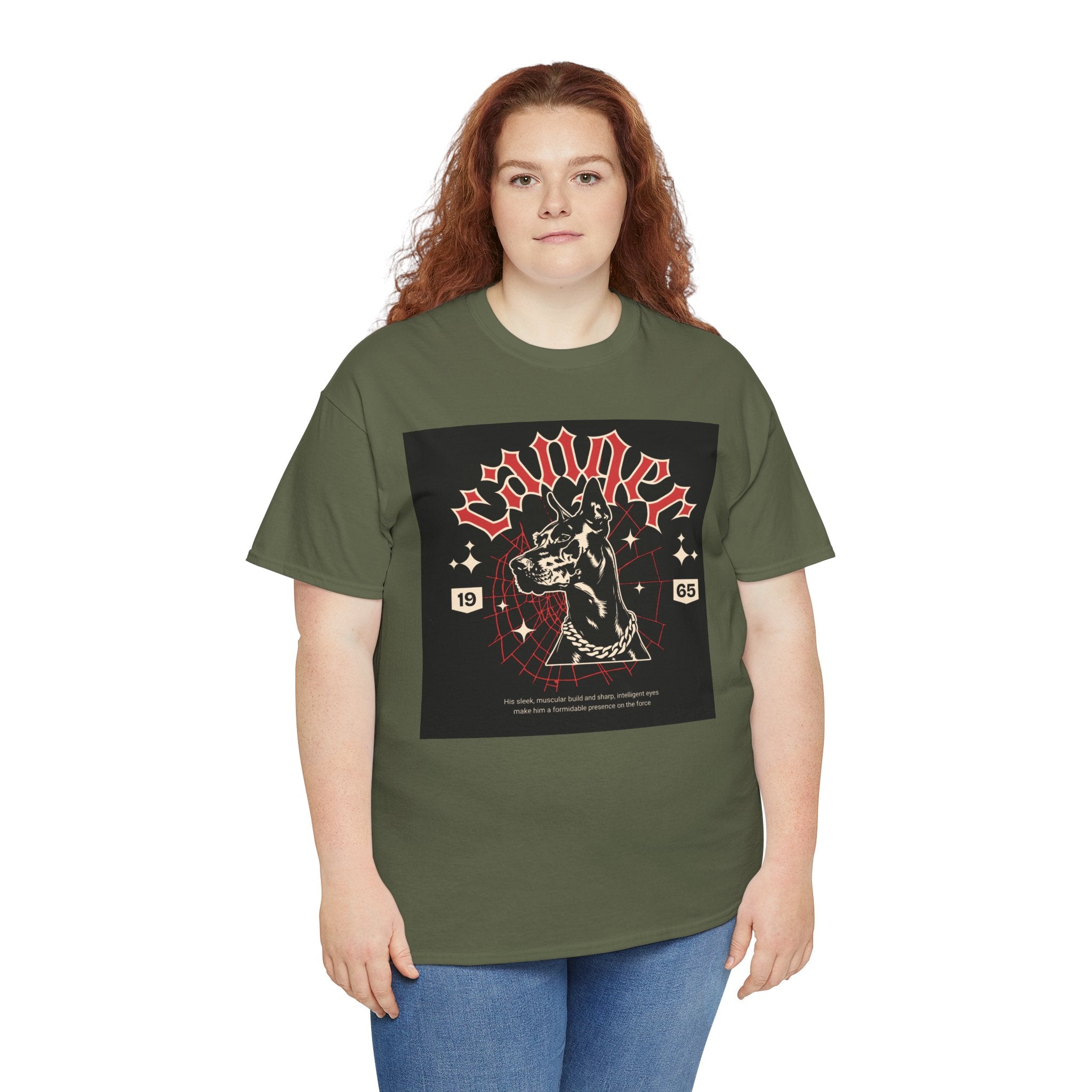 Vintage Gothic Cat Tee — 'Witchery' Retro Occult Graphic T-Shirt
