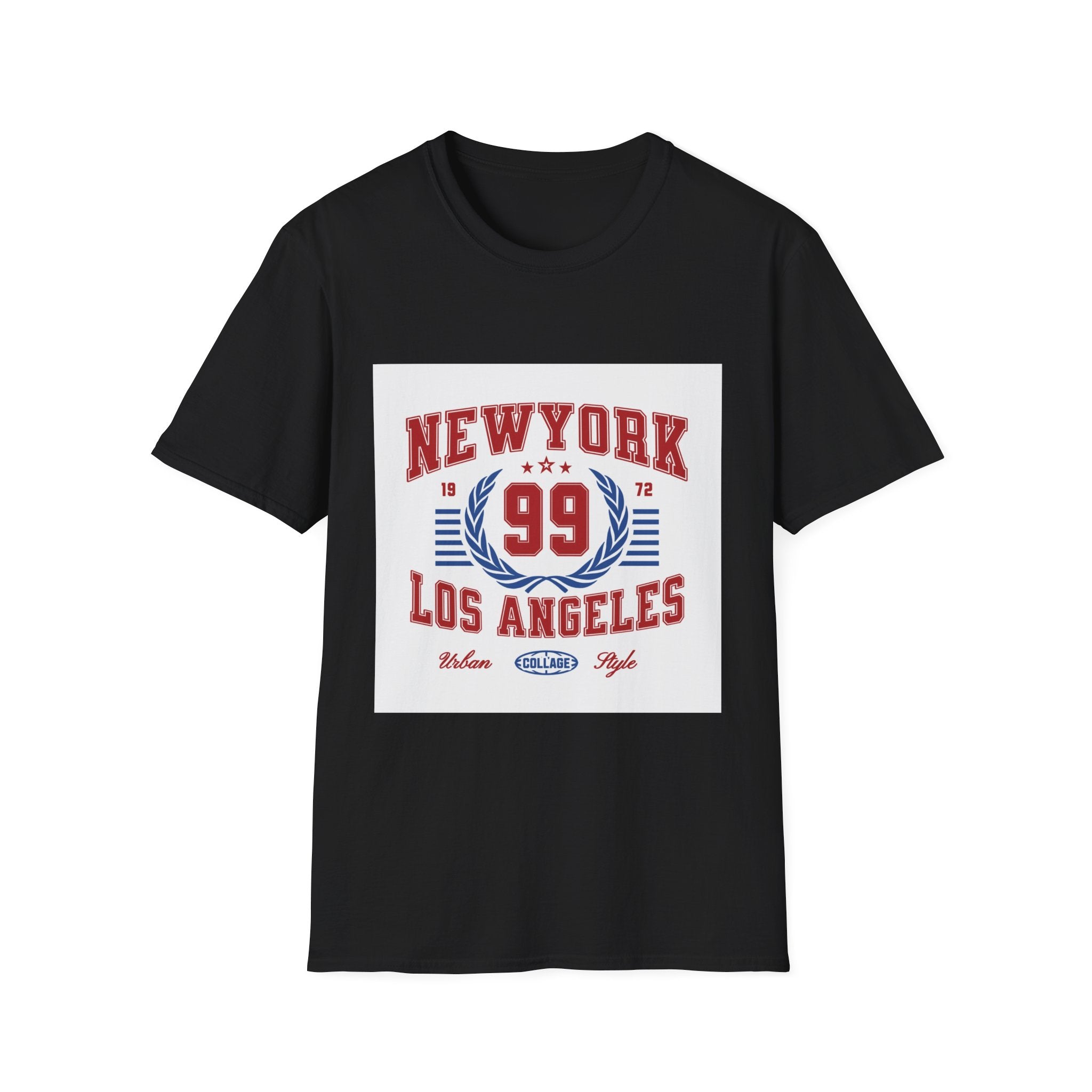 New York 99 Vintage Sports Tee — Collegiate Graphic T-Shirt