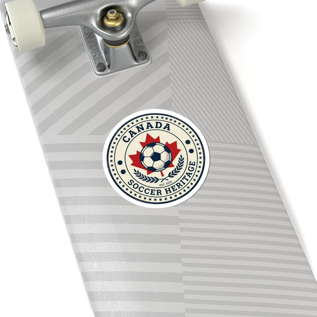 Canada Soccer Heritage Sticker | Retro Soccer, 2026 Host Country Pride