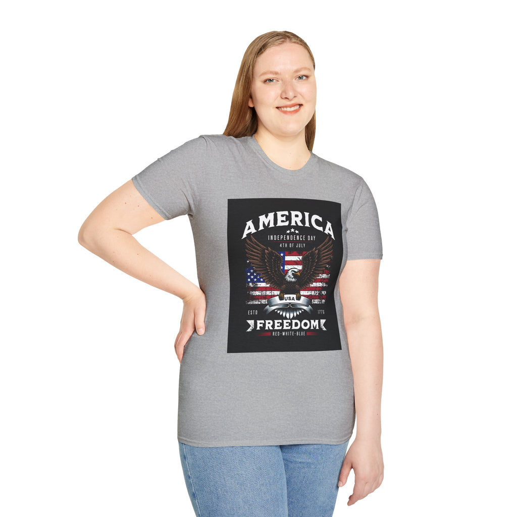 America Eagle T-Shirt — Independence Day Freedom Graphic Tee