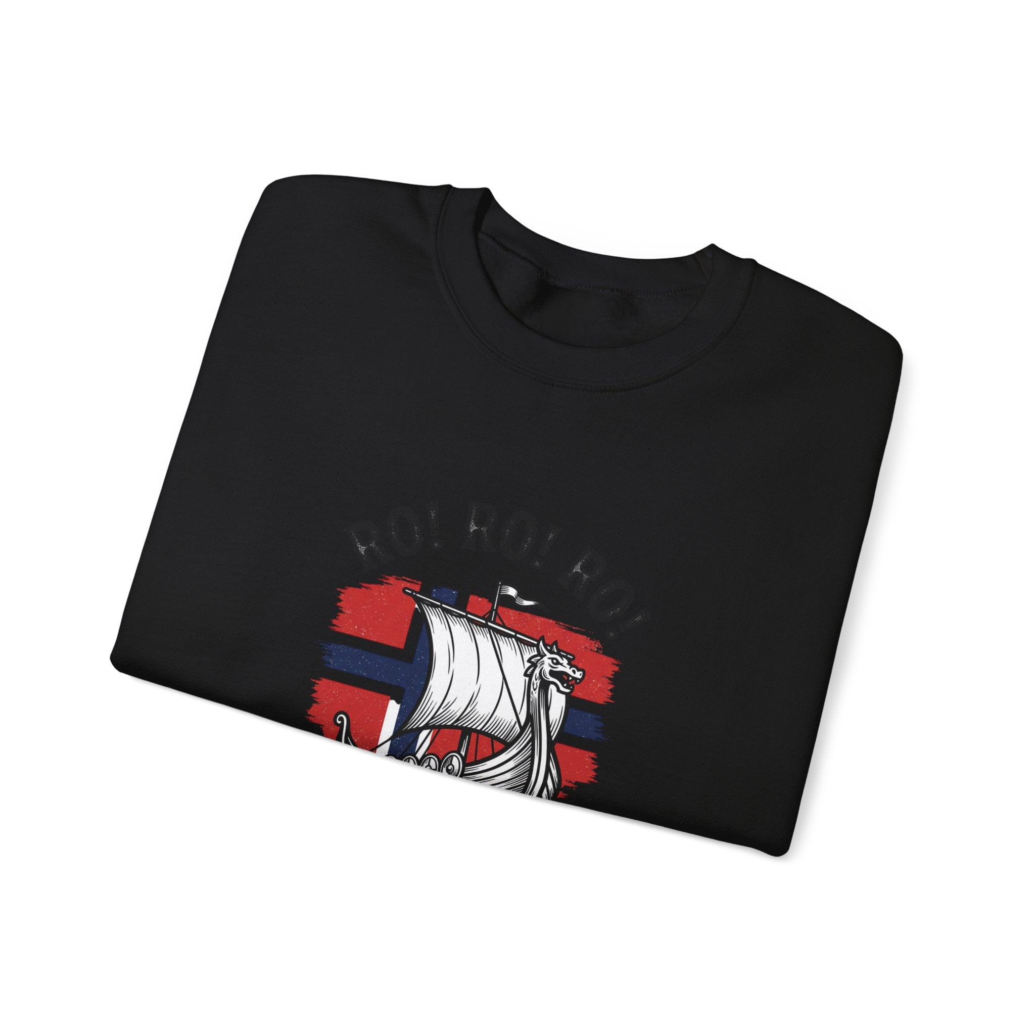 Ro! Ro! Ro! Norway Viking Ship Sweatshirt | Norwegian Flag, Football Chant