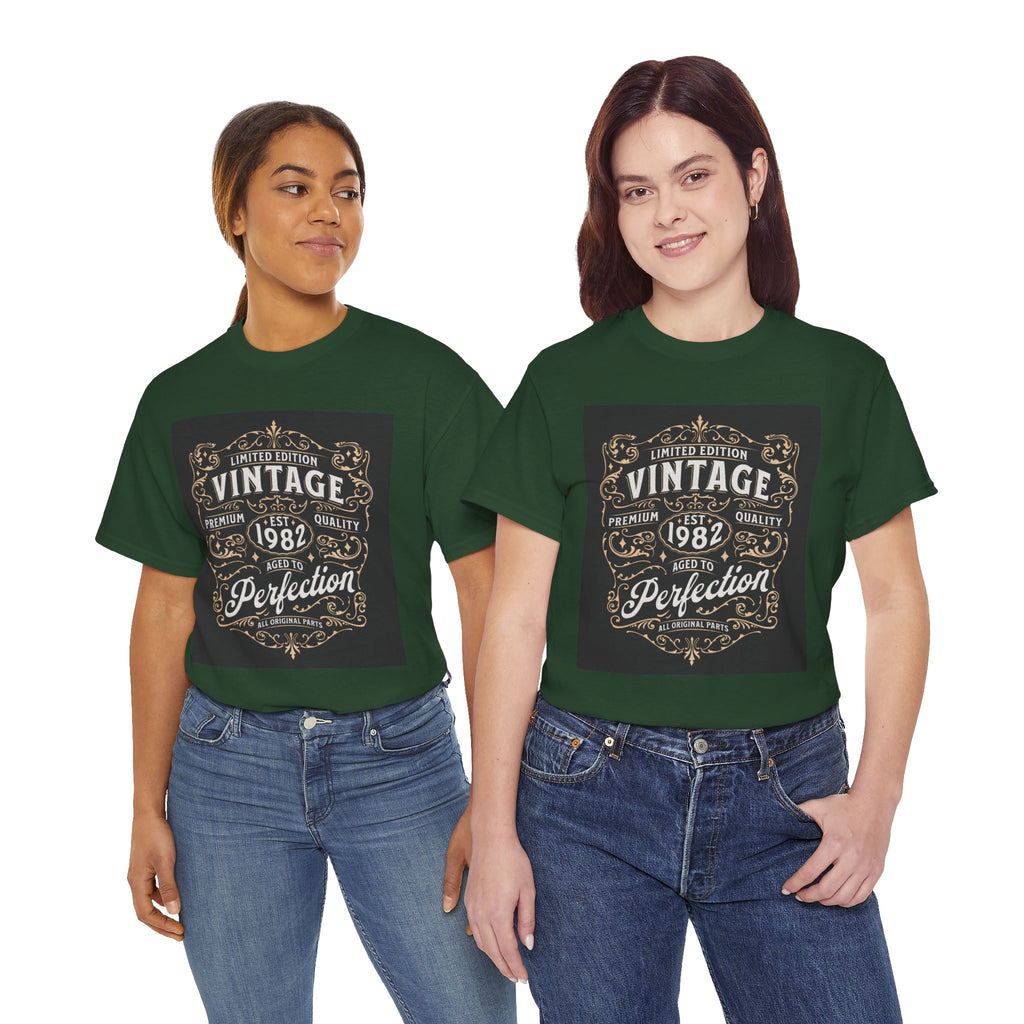 Vintage 1982 T-Shirt – Limited Edition Retro Birthday Gift