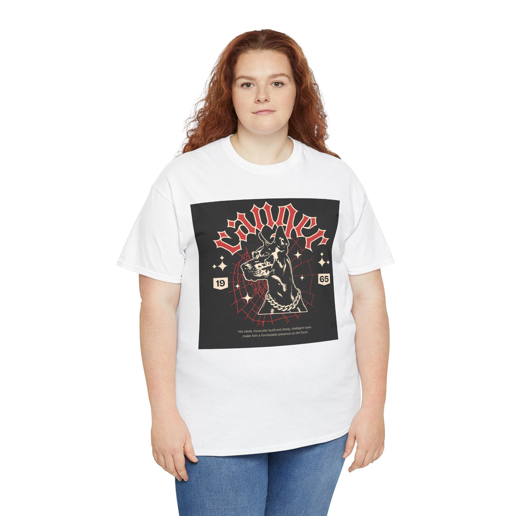Vintage Gothic Cat Tee — 'Witchery' Retro Occult Graphic T-Shirt