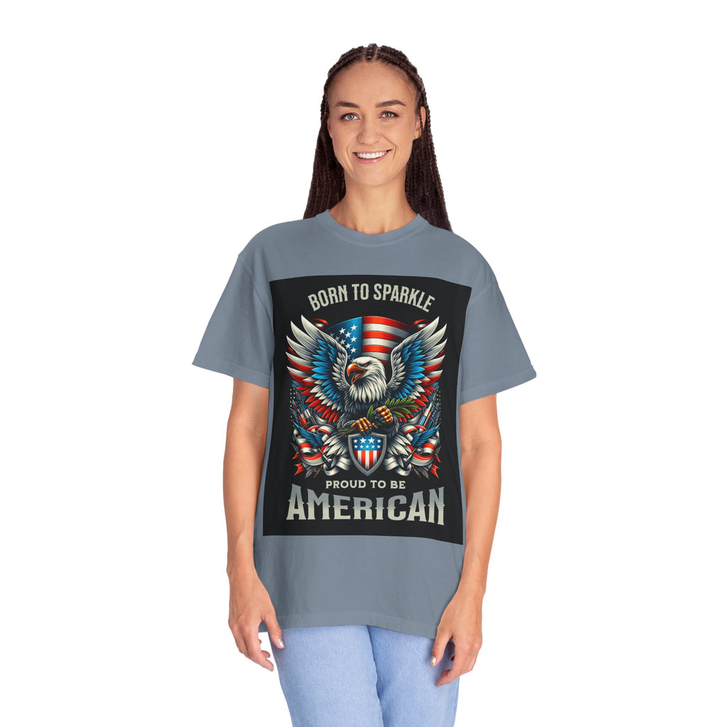 Born to Sparkle Proud to Be American T-Shirt