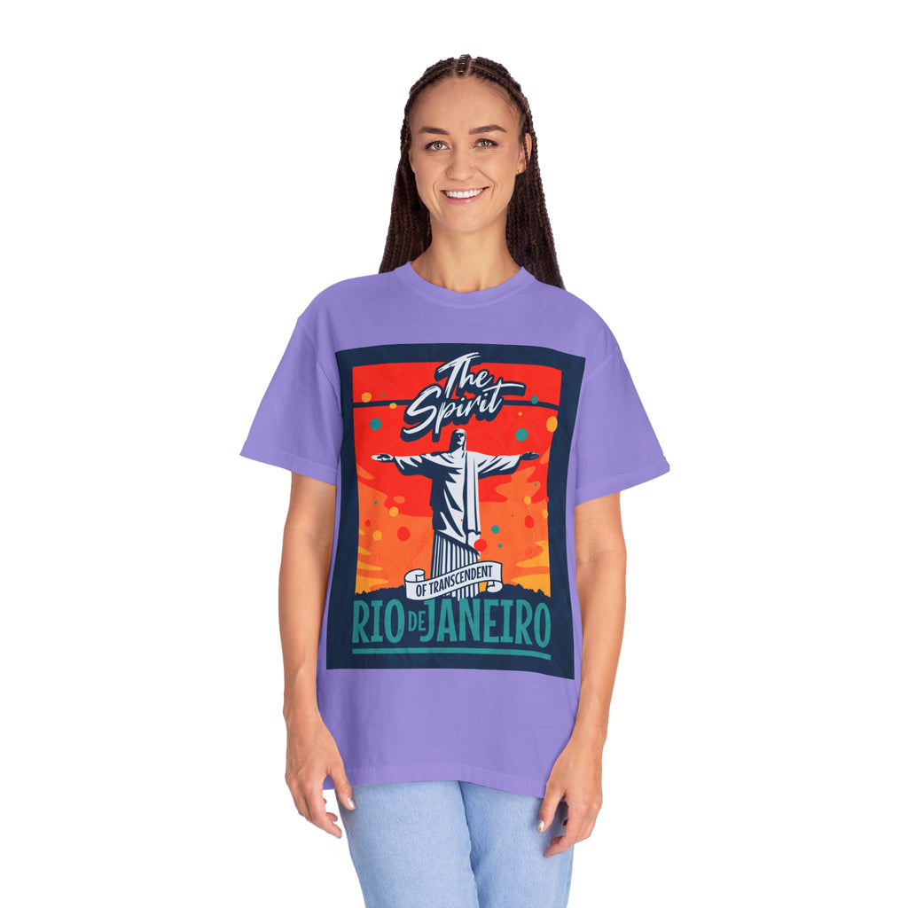 Rio de Janeiro Christ the Redeemer Poster T-Shirt — 'The Spirit' Graphic Tee