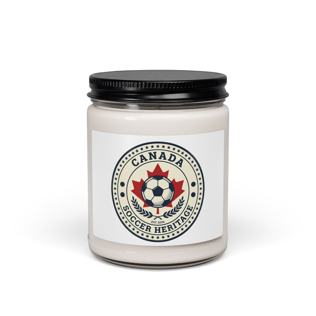 Canada Soccer Heritage Candle | 9oz Soy, Retro Soccer Emblem