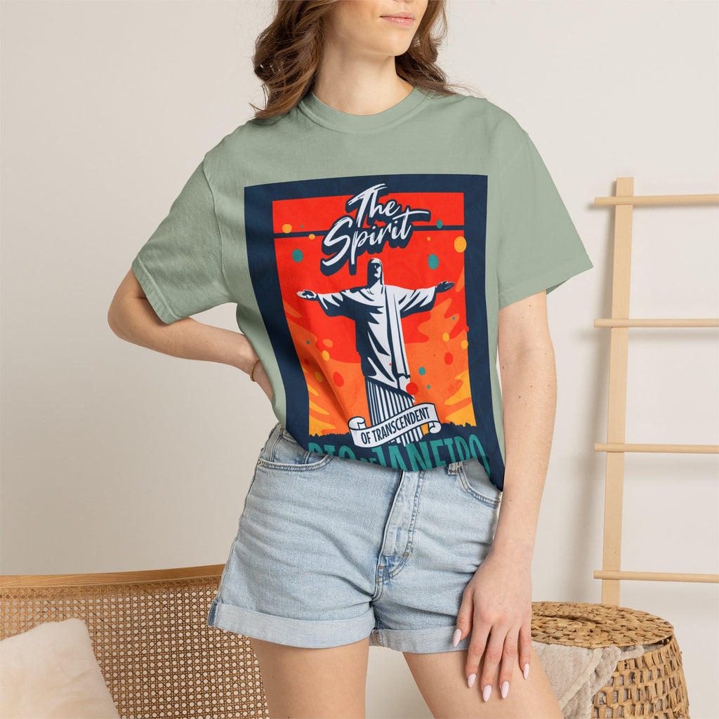 Rio de Janeiro Christ the Redeemer Poster T-Shirt — 'The Spirit' Graphic Tee