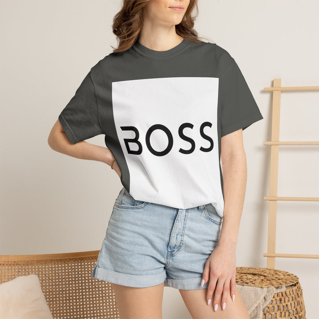 BOSS Graphic T-Shirt — Bold Minimalist Logo Tee for Confident Style