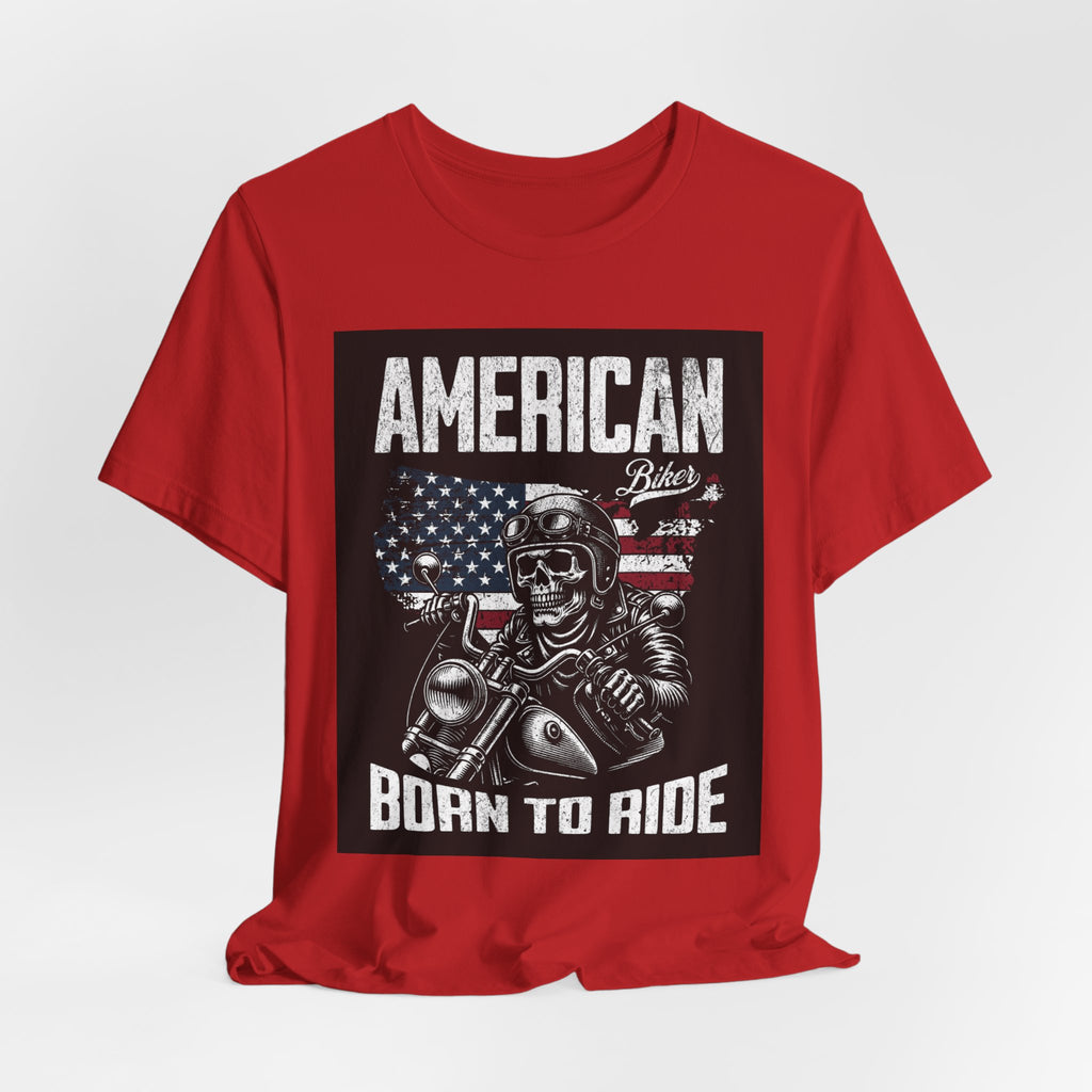 Born to Ride American Biker T-Shirt