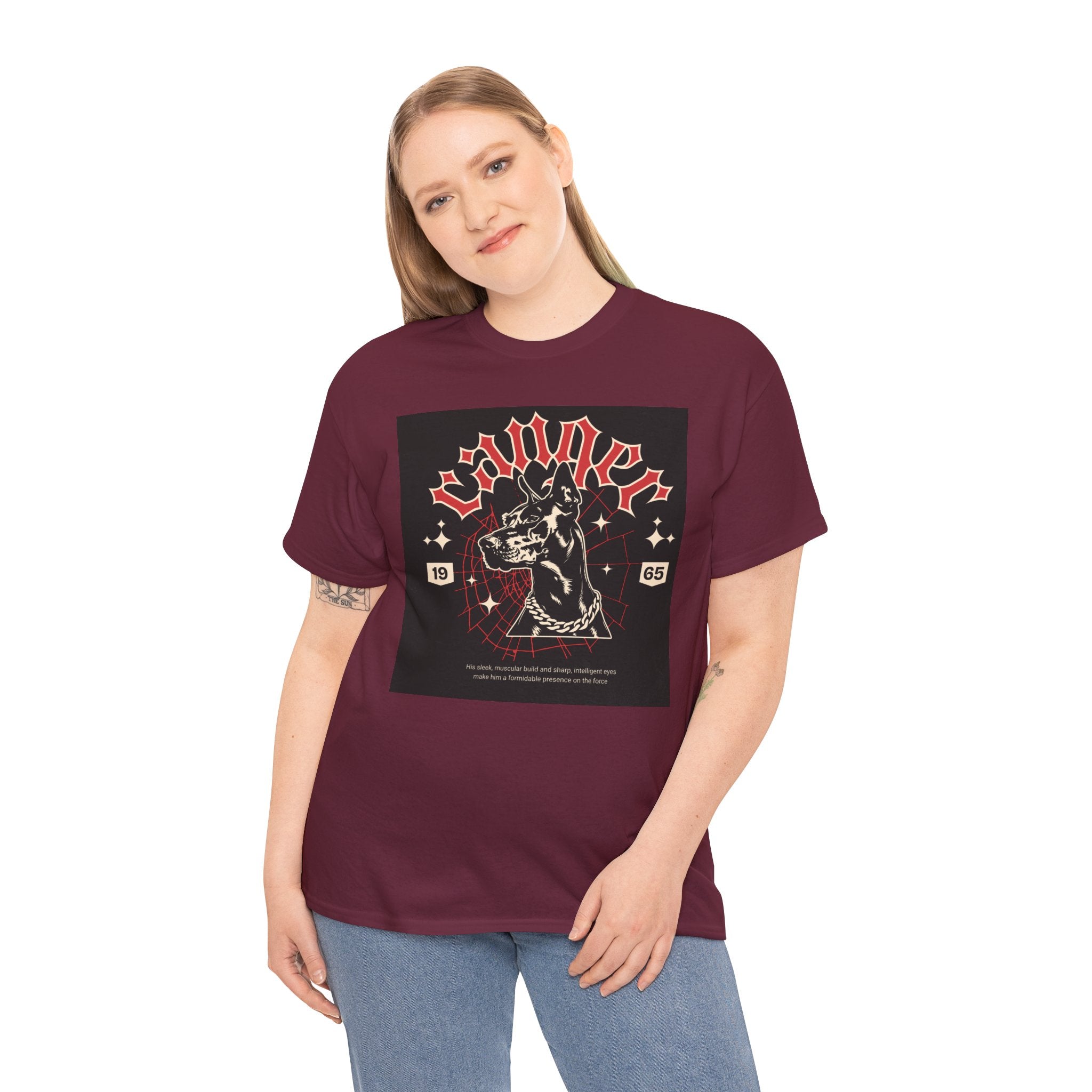 Vintage Gothic Cat Tee — 'Witchery' Retro Occult Graphic T-Shirt