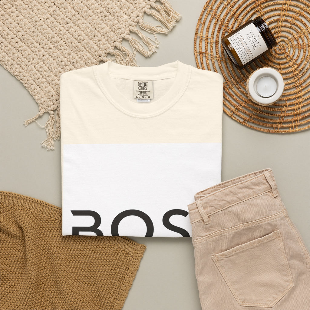 BOSS Graphic T-Shirt — Bold Minimalist Logo Tee for Confident Style