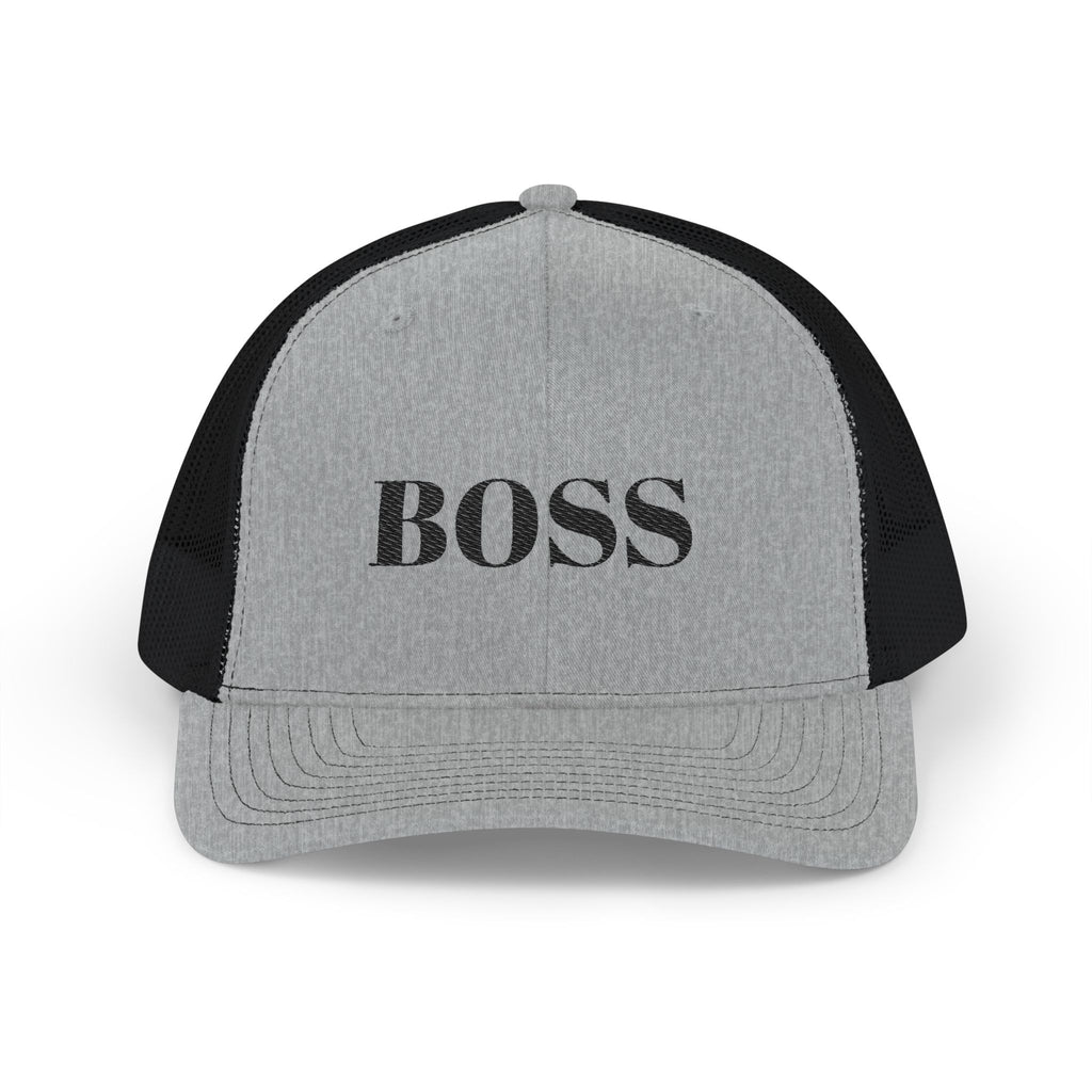 BOSS Trucker Cap – Embroidered Snapback Mesh Hat