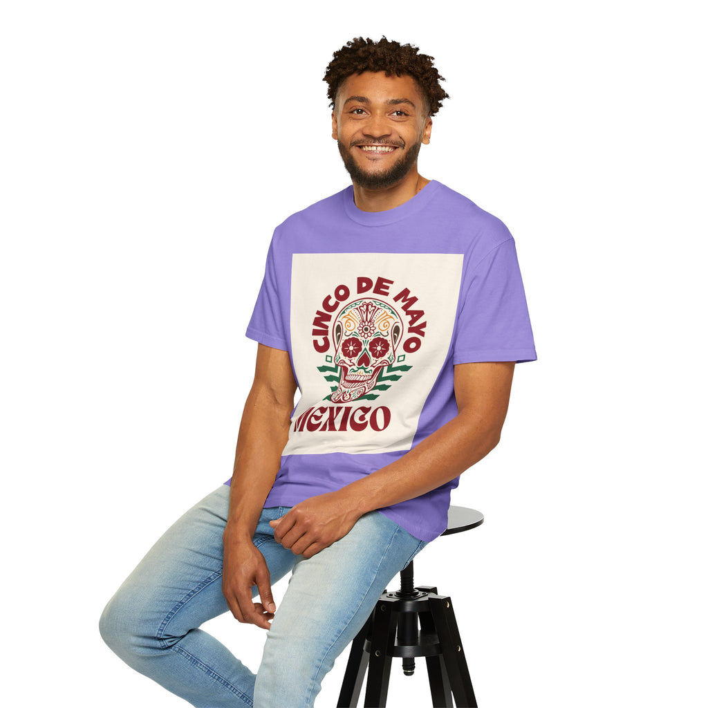 Cinco de Mayo Mexico Sugar Skull T-Shirt