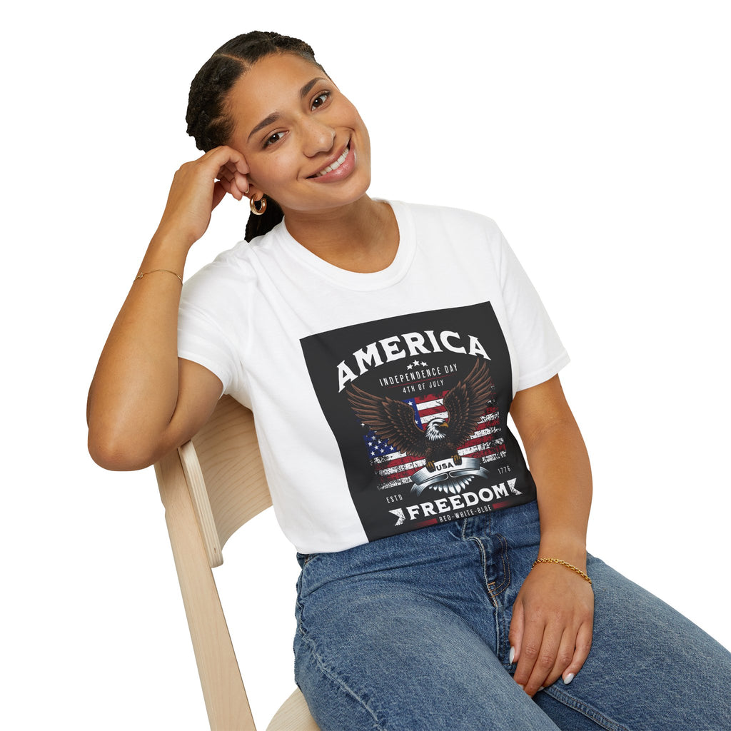 America Eagle T-Shirt — Independence Day Freedom Graphic Tee