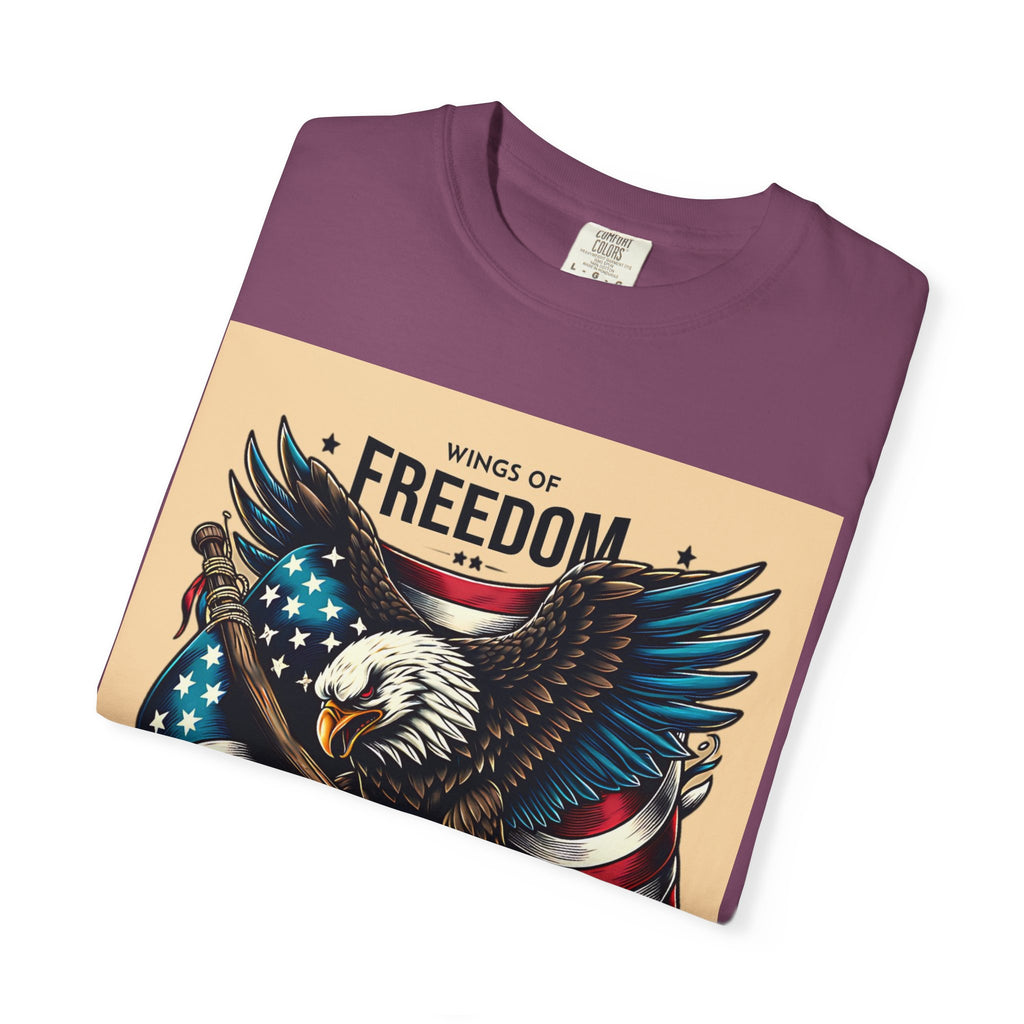 Freedom Eagle T-Shirt — Wings of America Patriotic Graphic Tee