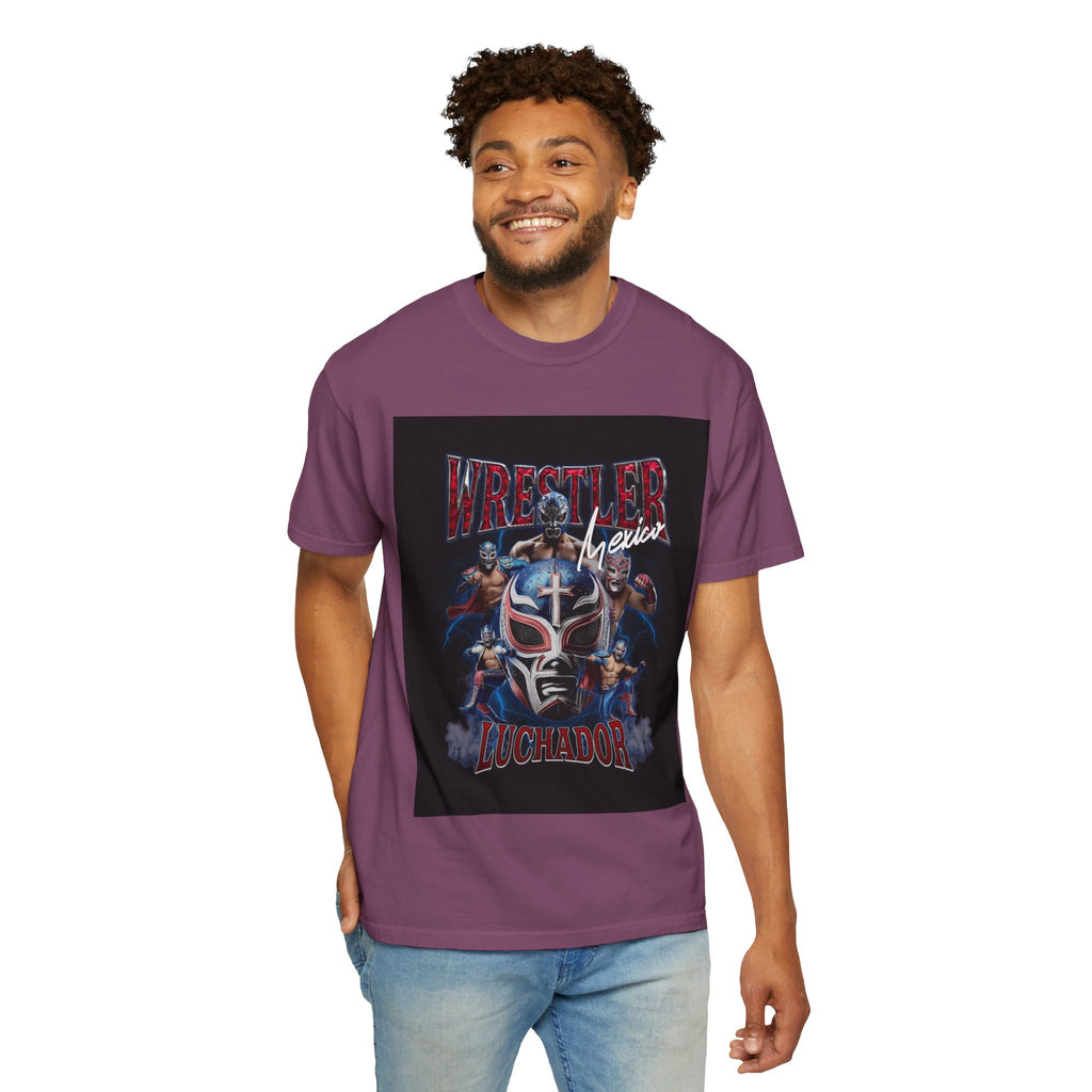 Wrestler Luchador Graphic T-Shirt — Mexican Masked Wrestling Tee